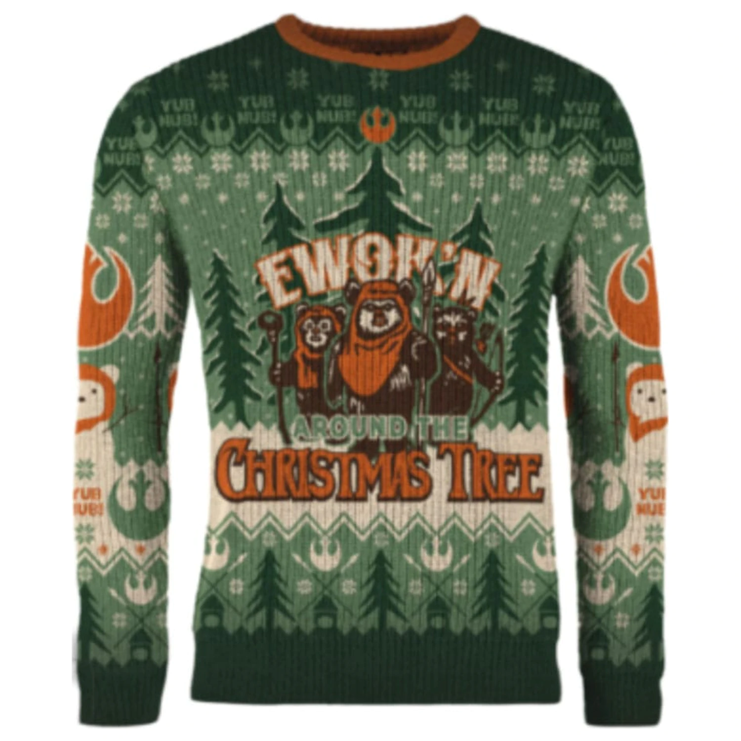 Star Wars božični pulover Ewok'n around the Christmas Tree fotografija izdelka