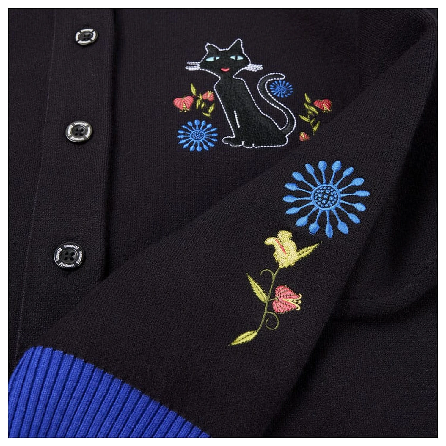 Pixar Coraline by Loungefly Jopa z gumbki Unisex Ovratnik Cat Dragonfly fotografija izdelka