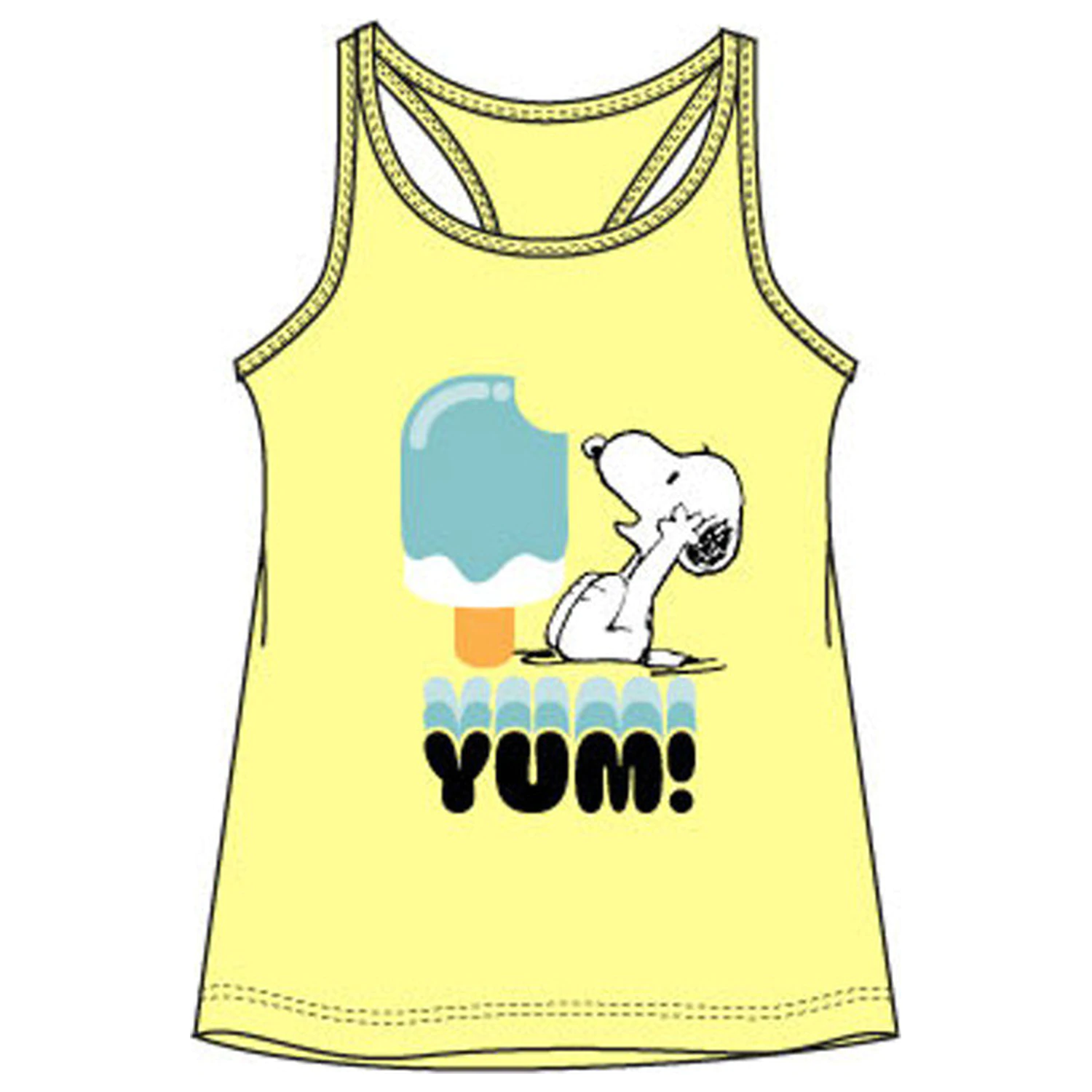 Snoopy Yum otroška kratka majica, top fotografija izdelka