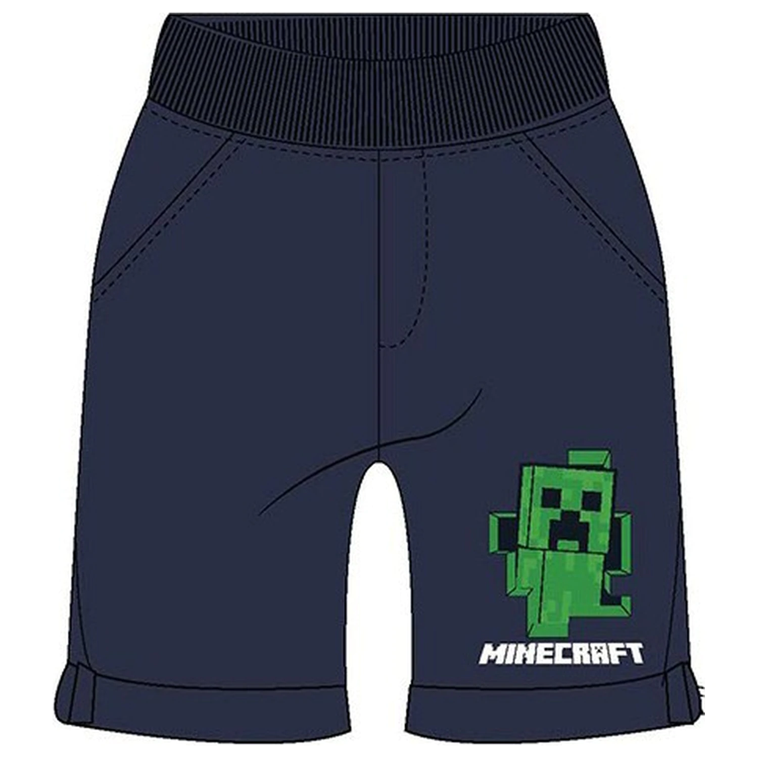 Minecraft Creeper Clash otroške kratke hlače fotografija izdelka