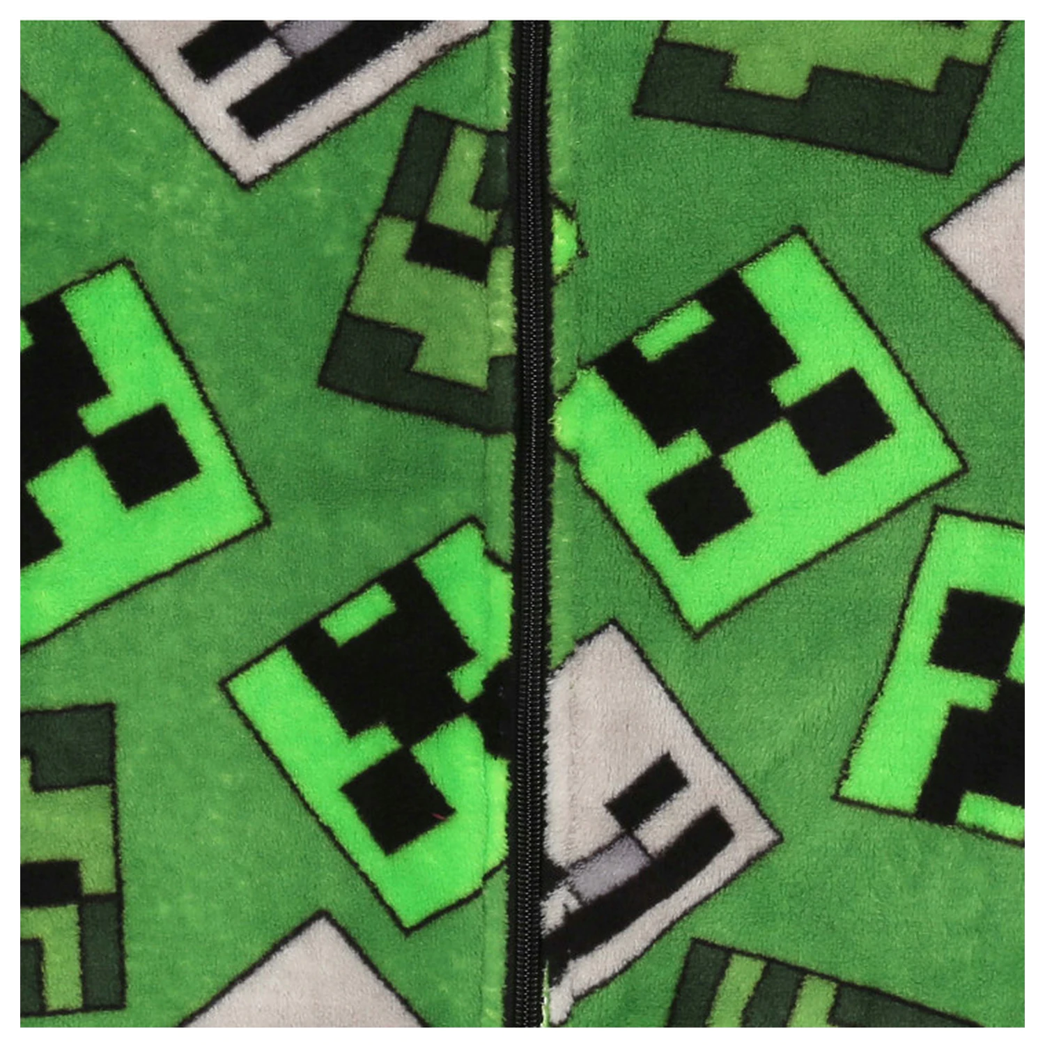 Minecraft Emerald otroška dolga pižama, vse-v-enem fotografija izdelka