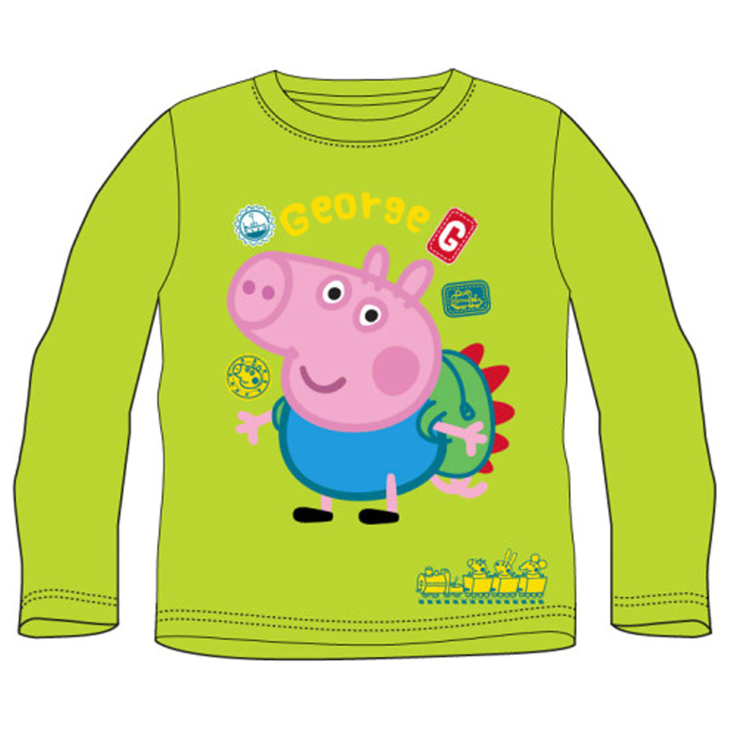 Peppa Pig George Travel Otroška majica z dolgimi rokavi fotografija izdelka