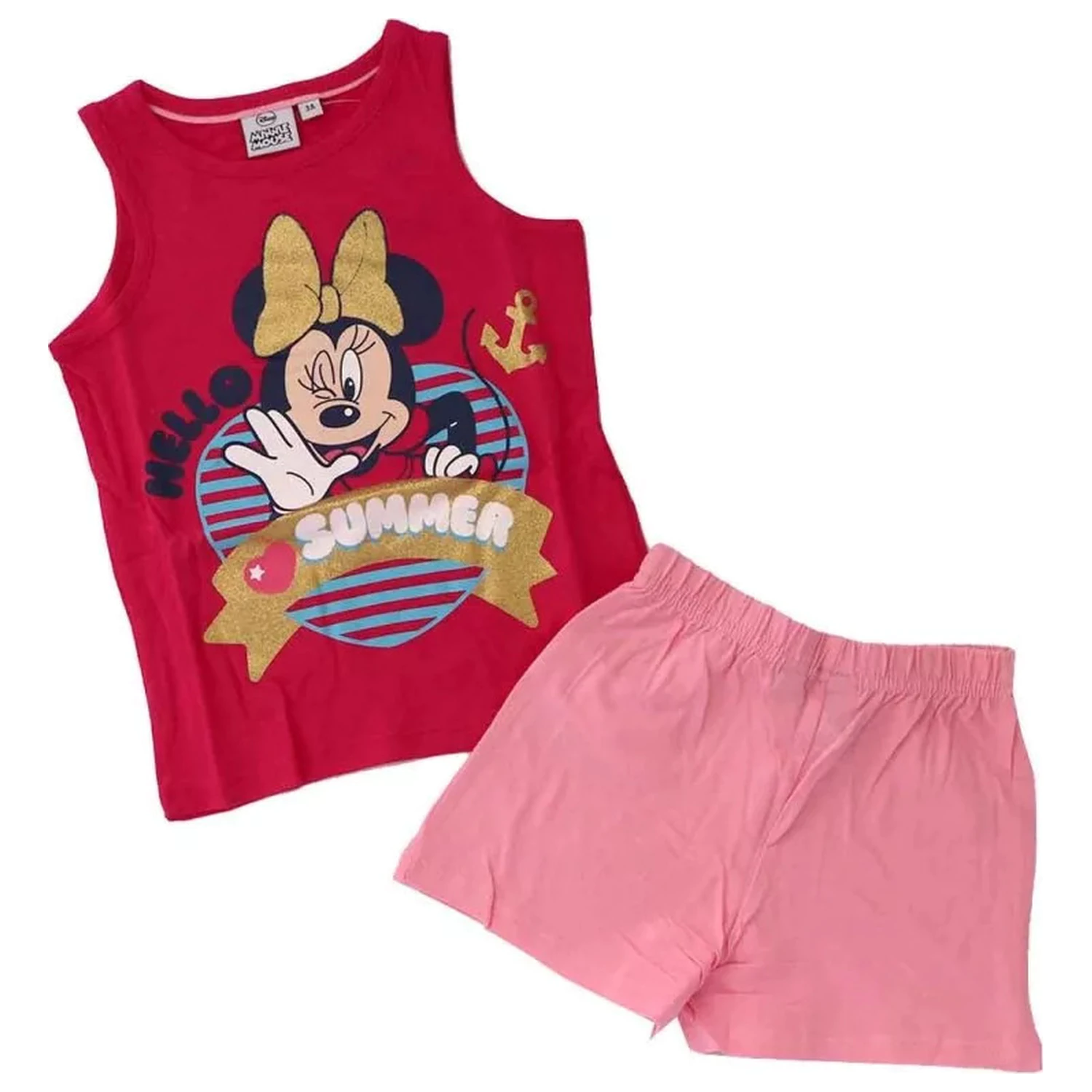 Disney Minnie Hello Summer otroška kratka pižama fotografija izdelka