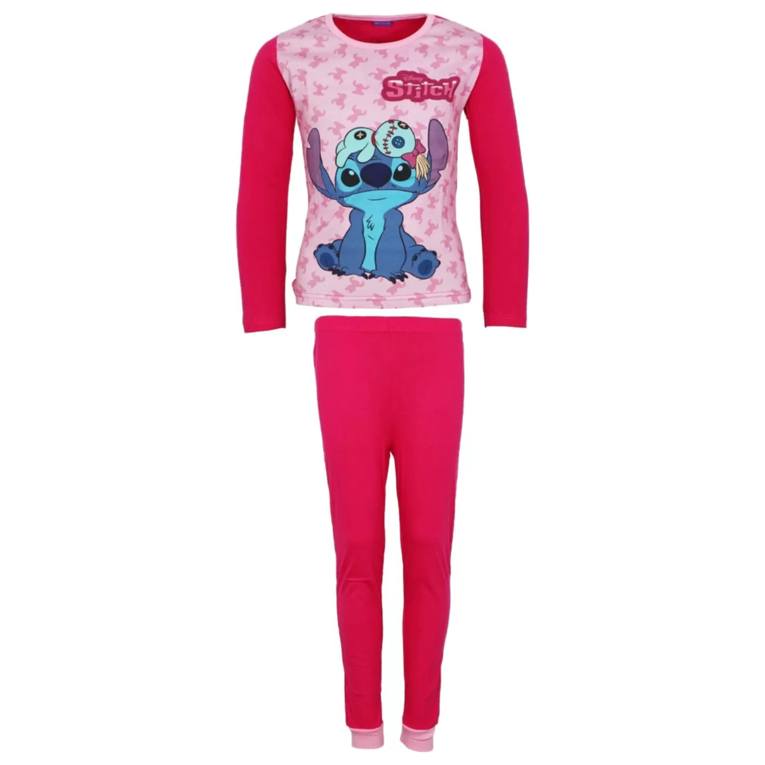 Stitch Scrump Pink Kids' dolge pižame fotografija izdelka