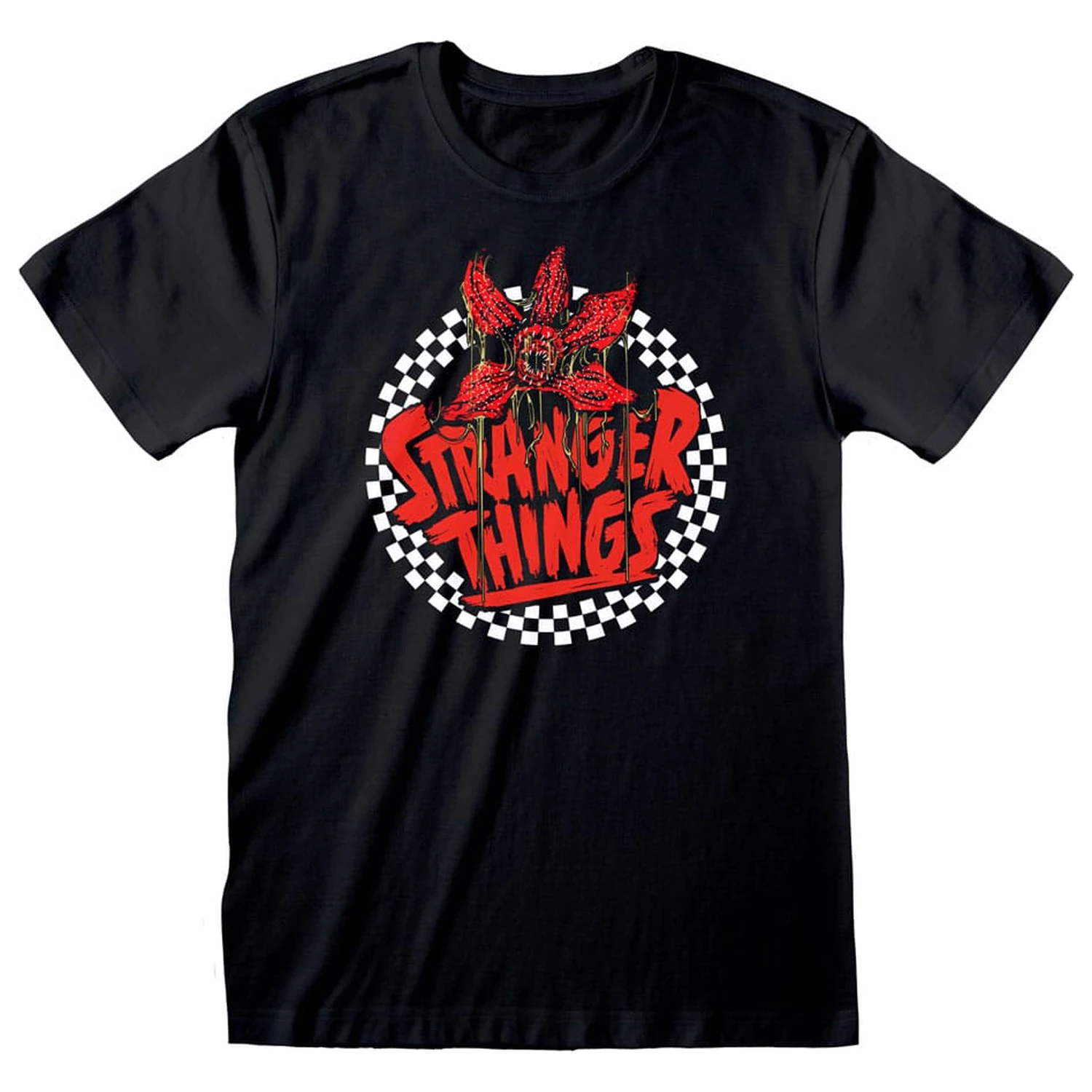 Stranger Things Majica s kratkimi rokavi Checkered Circle fotografija izdelka