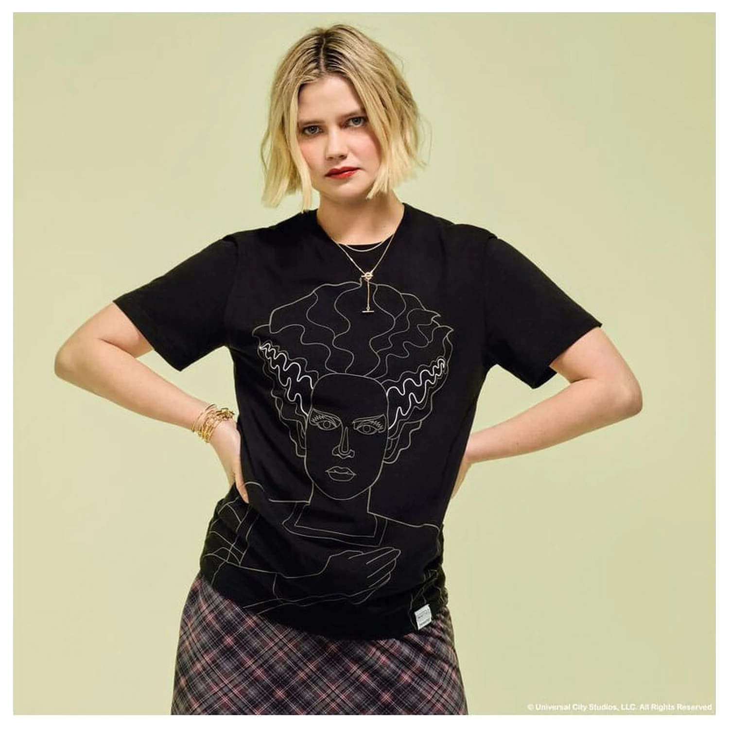 Universal Monsters by Loungefly majica T-shirt Unisex Bride of Frankenstein fotografija izdelka