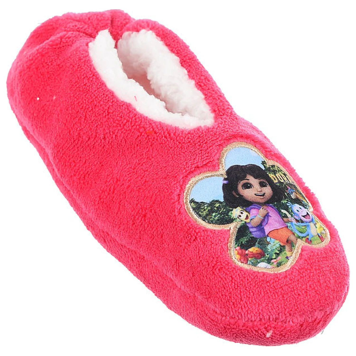 Dora the Explorer Roza Otroški Zimski copati s Cvetjem fotografija izdelka