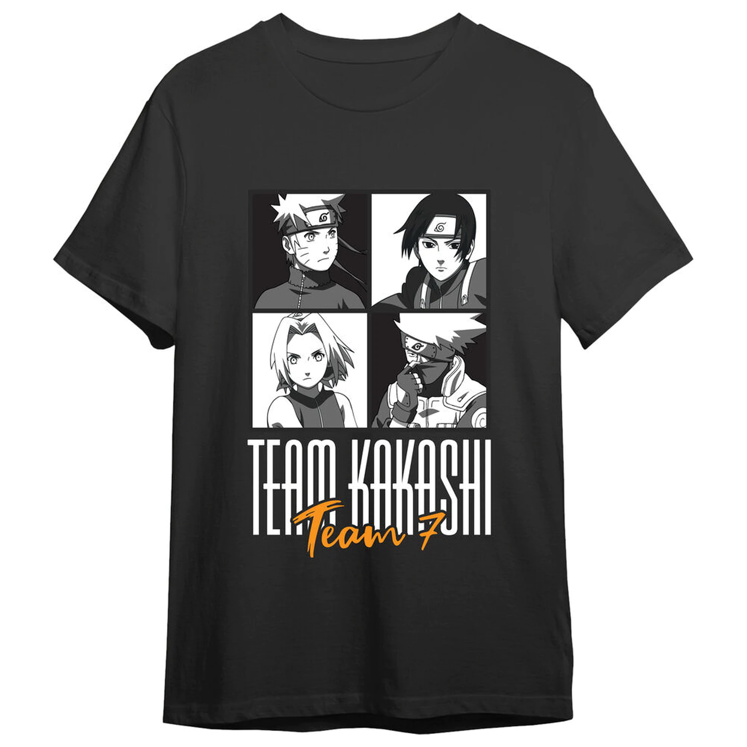 Naruto Shippuden Team Kakashi odrasla majica fotografija izdelka