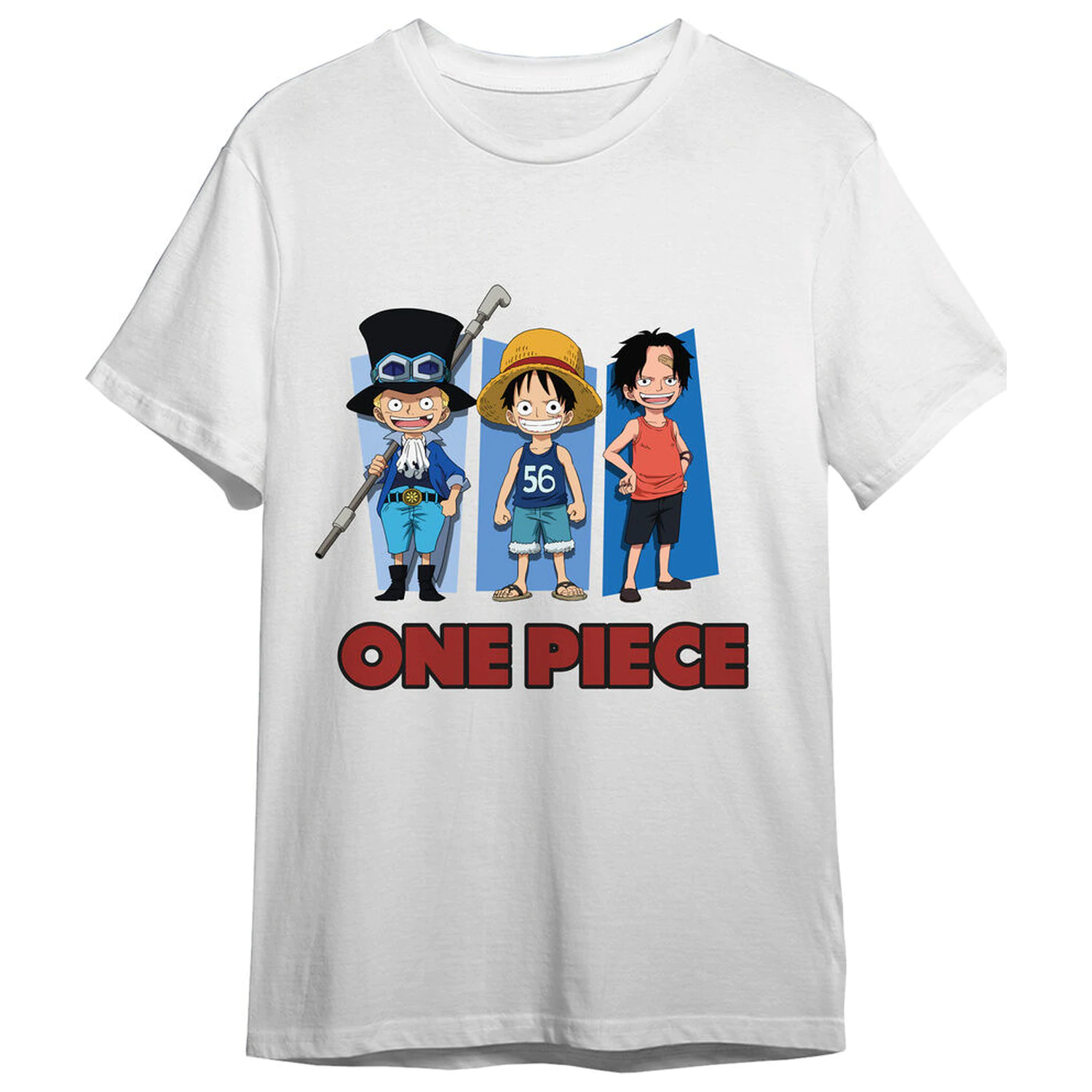 One Piece Sabo, Monkey D. Luffy & Ace odrasla majica fotografija izdelka