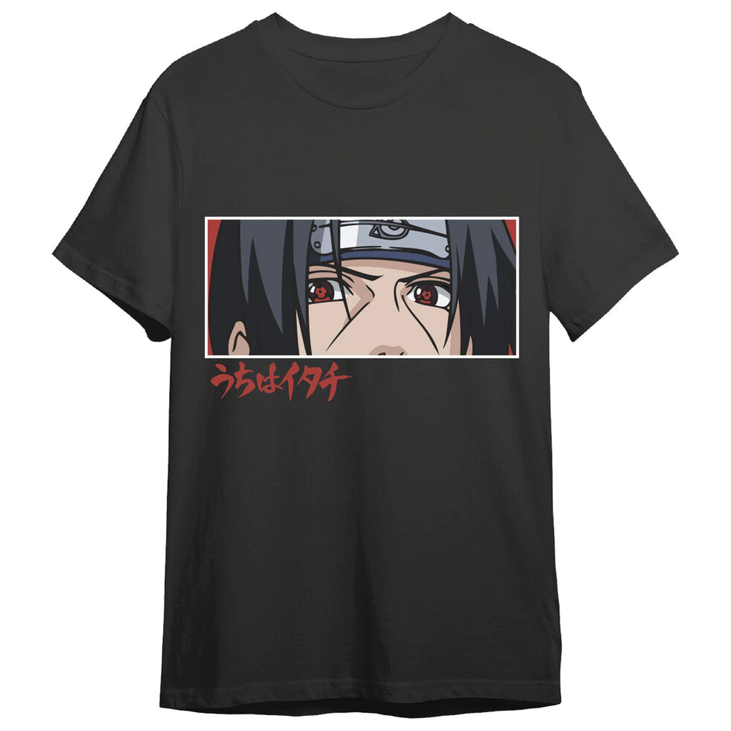 Naruto Shippuden Itachi Eyes odrasla majica fotografija izdelka
