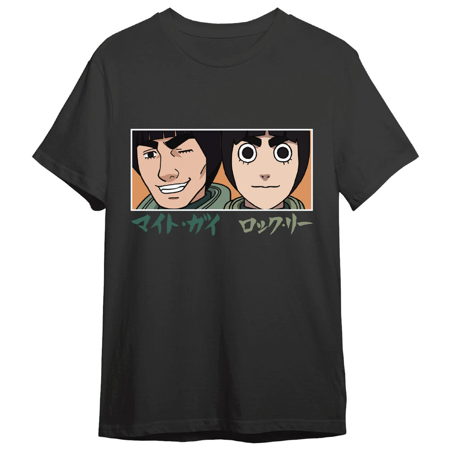Naruto Shippuden Guy Sensei & Rock Lee Eyes odrasla majica fotografija izdelka