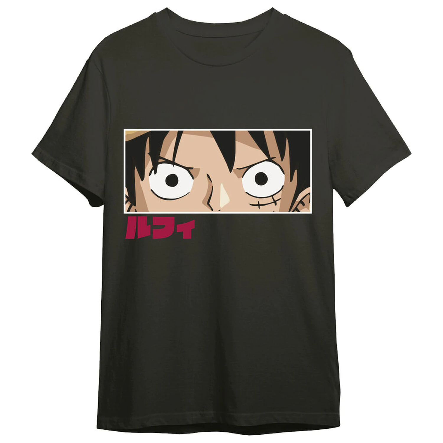 One Piece Monkey D. Luffy Eyes odrasla majica fotografija izdelka