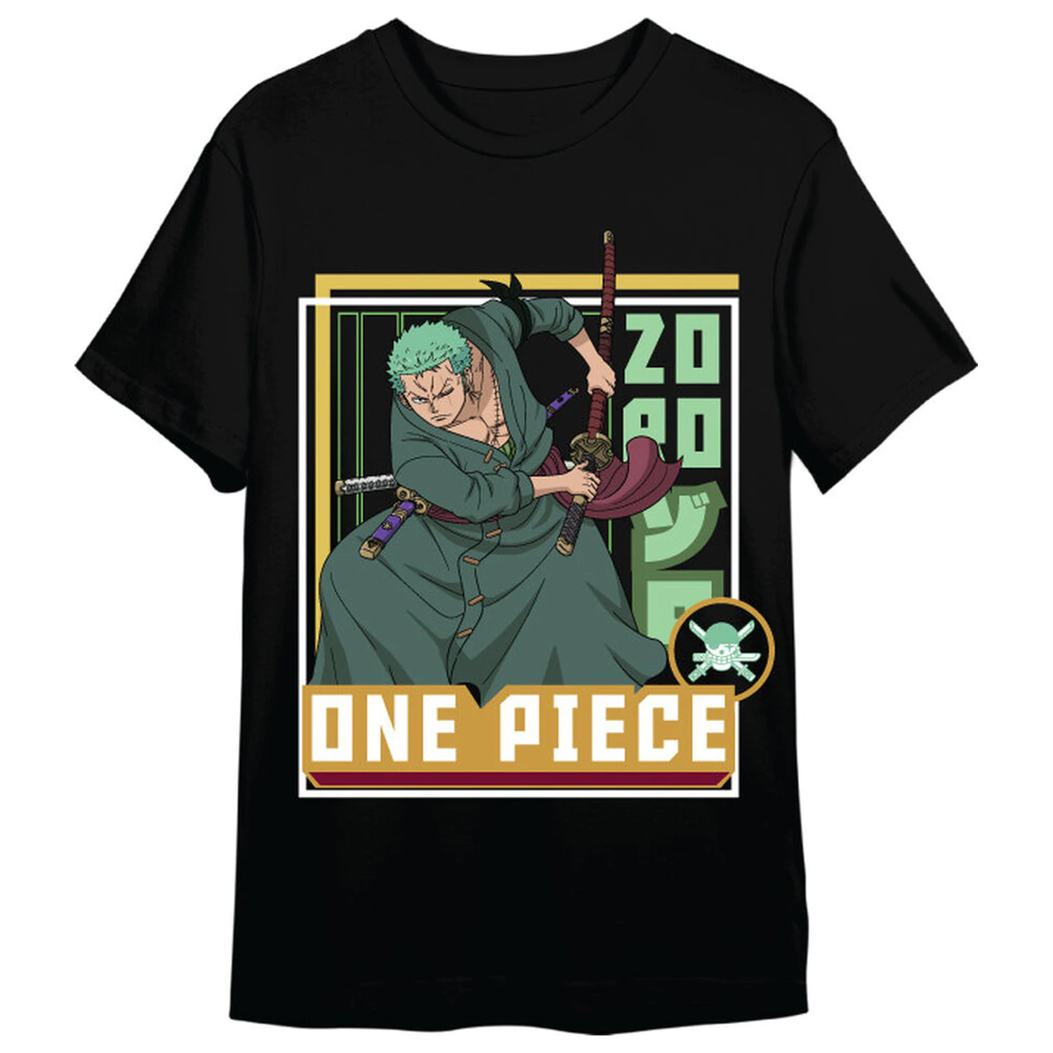 One Piece Roronoa Zoro odrasla majica fotografija izdelka