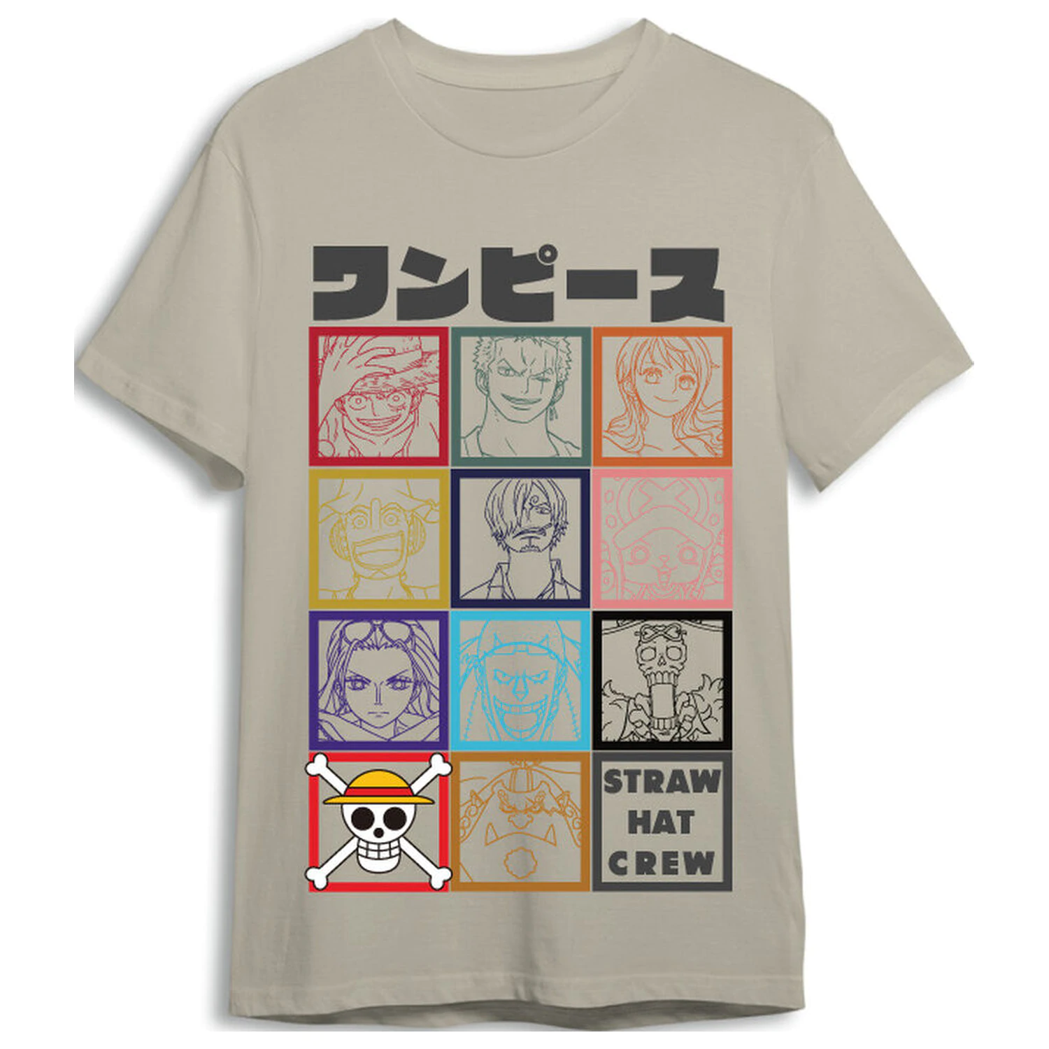 One Piece Straw Hat Crew majica za odrasle fotografija izdelka