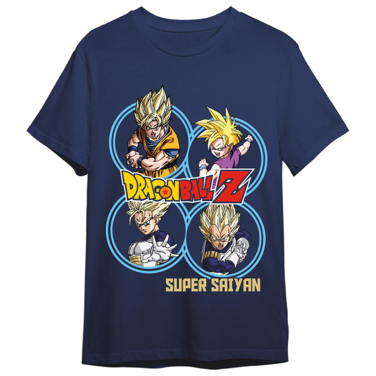 Dragon Ball Z Super Saiyans majica za odrasle fotografija izdelka