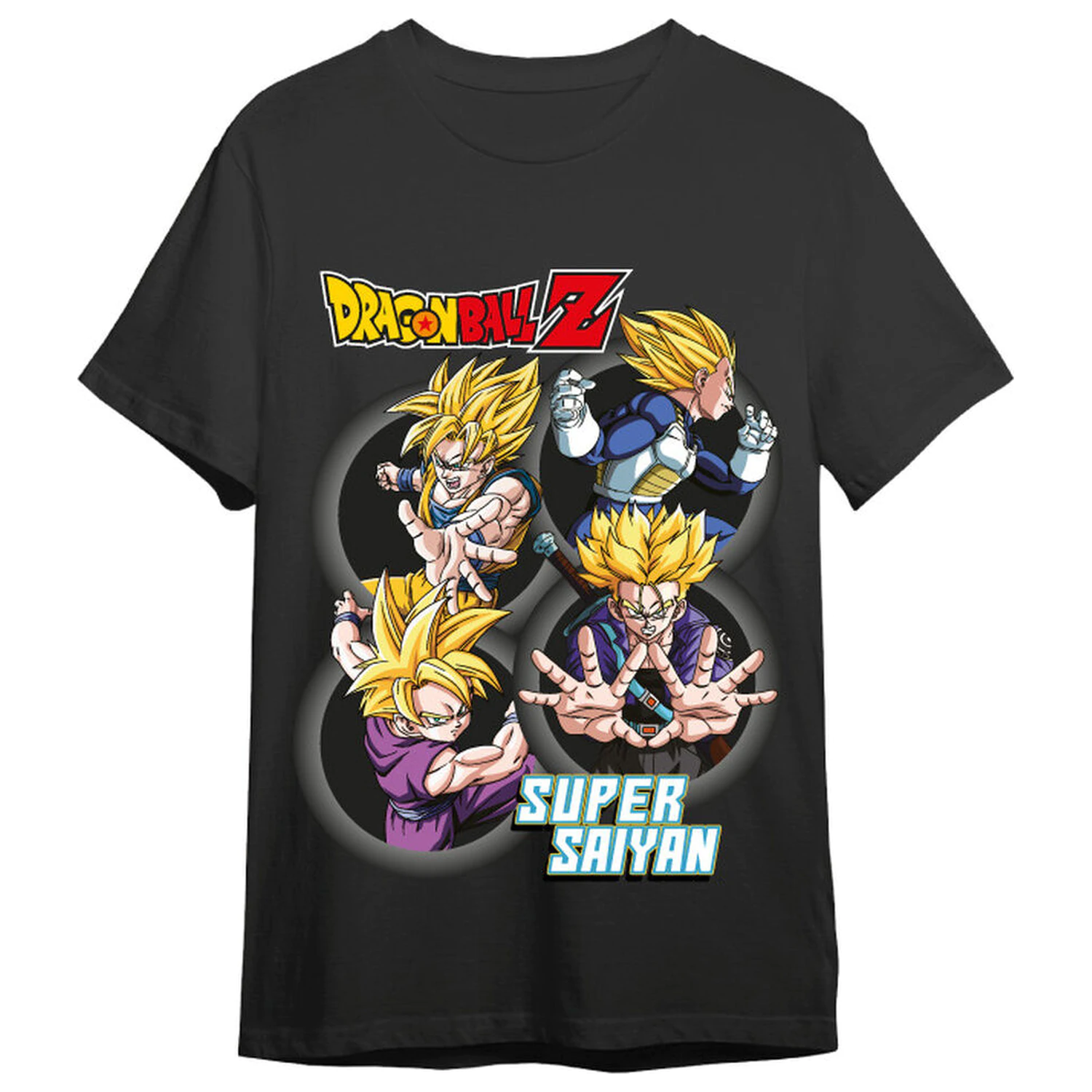 Dragon Ball Z Super Saiyans majica za odrasle fotografija izdelka