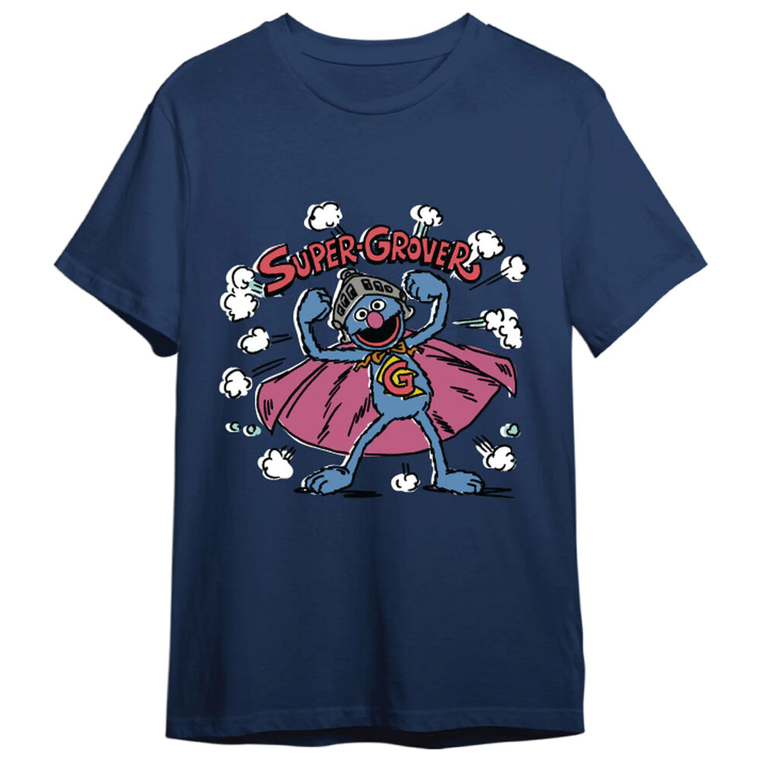 Sesame Street Super Grover majica za odrasle fotografija izdelka