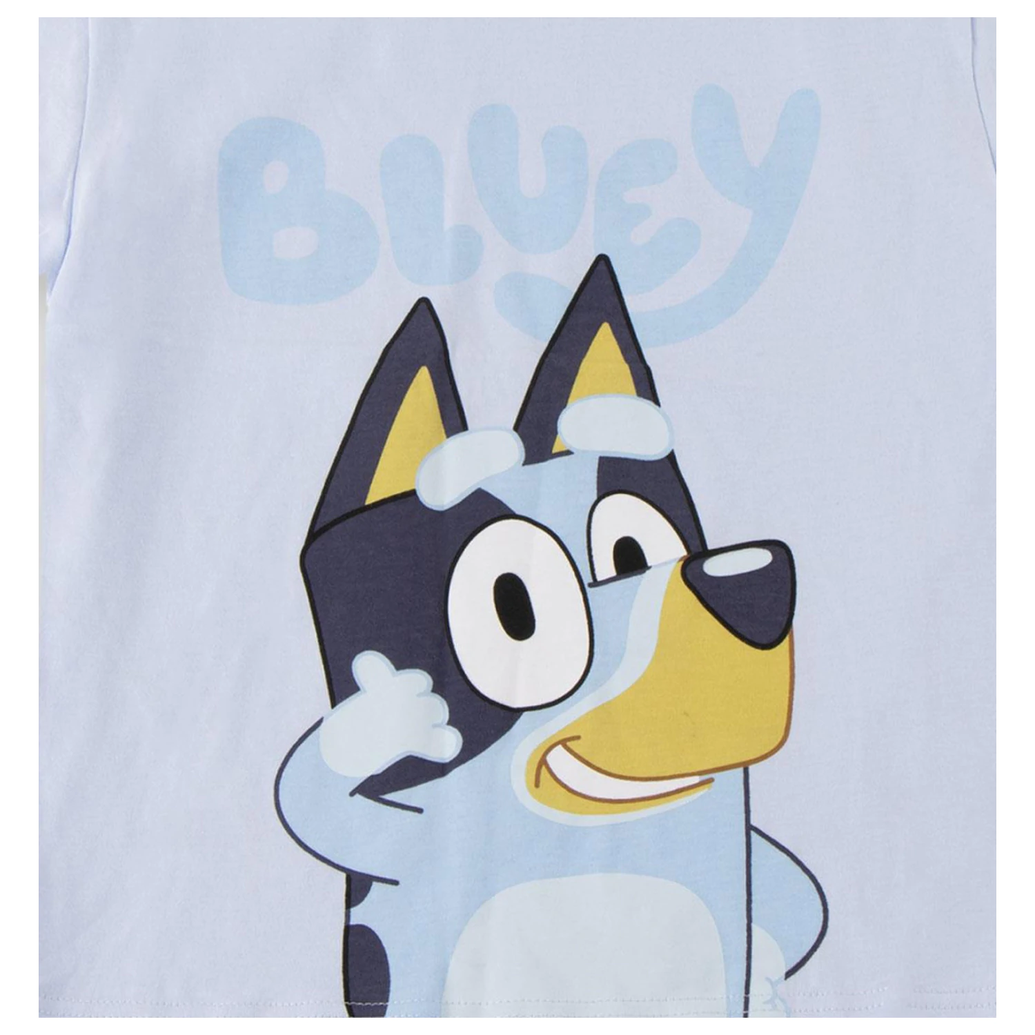 Bluey Smile otroška kratka majica, zgornji del fotografija izdelka