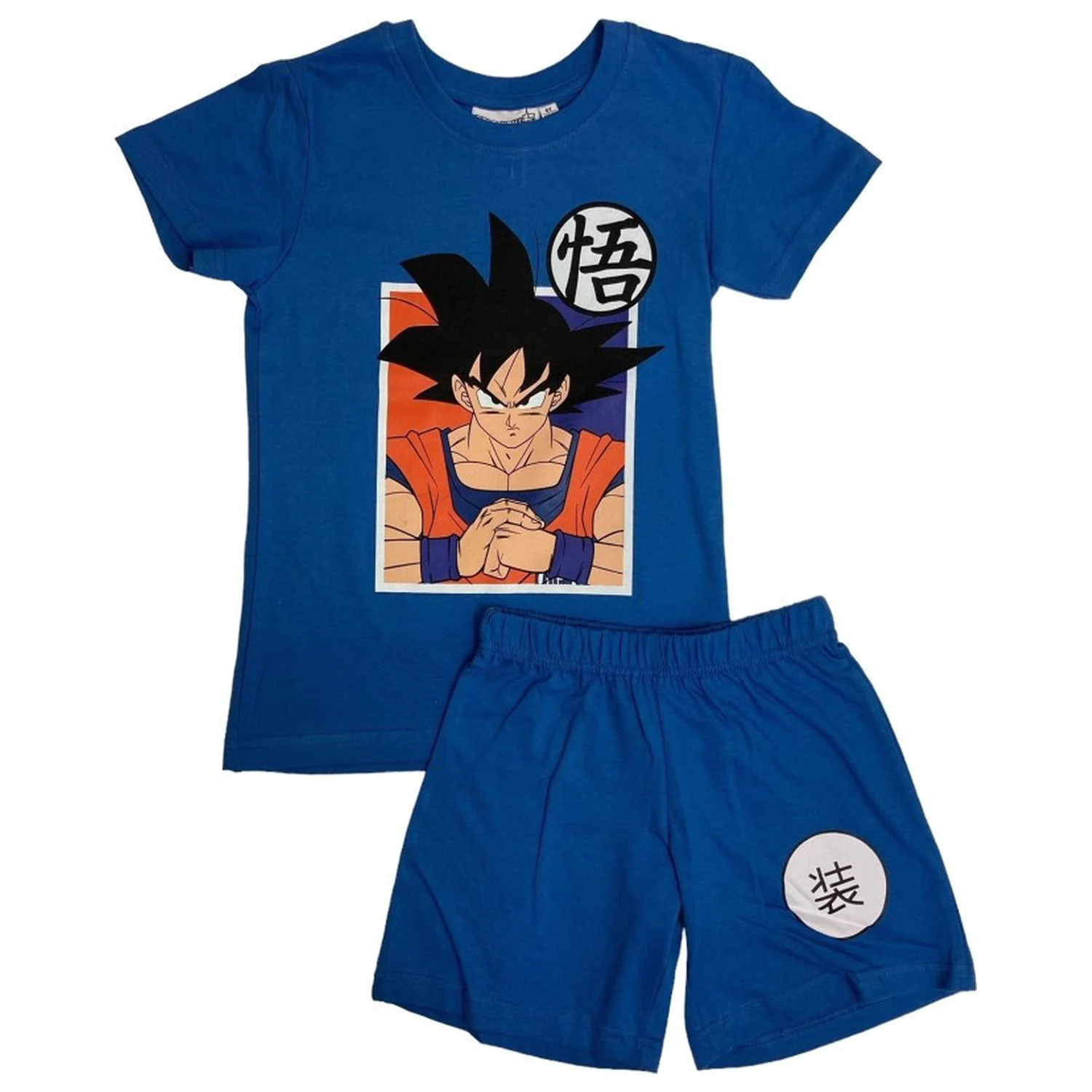 Dragon Ball Super Saiyan Blue Otroške kratke pižame fotografija izdelka