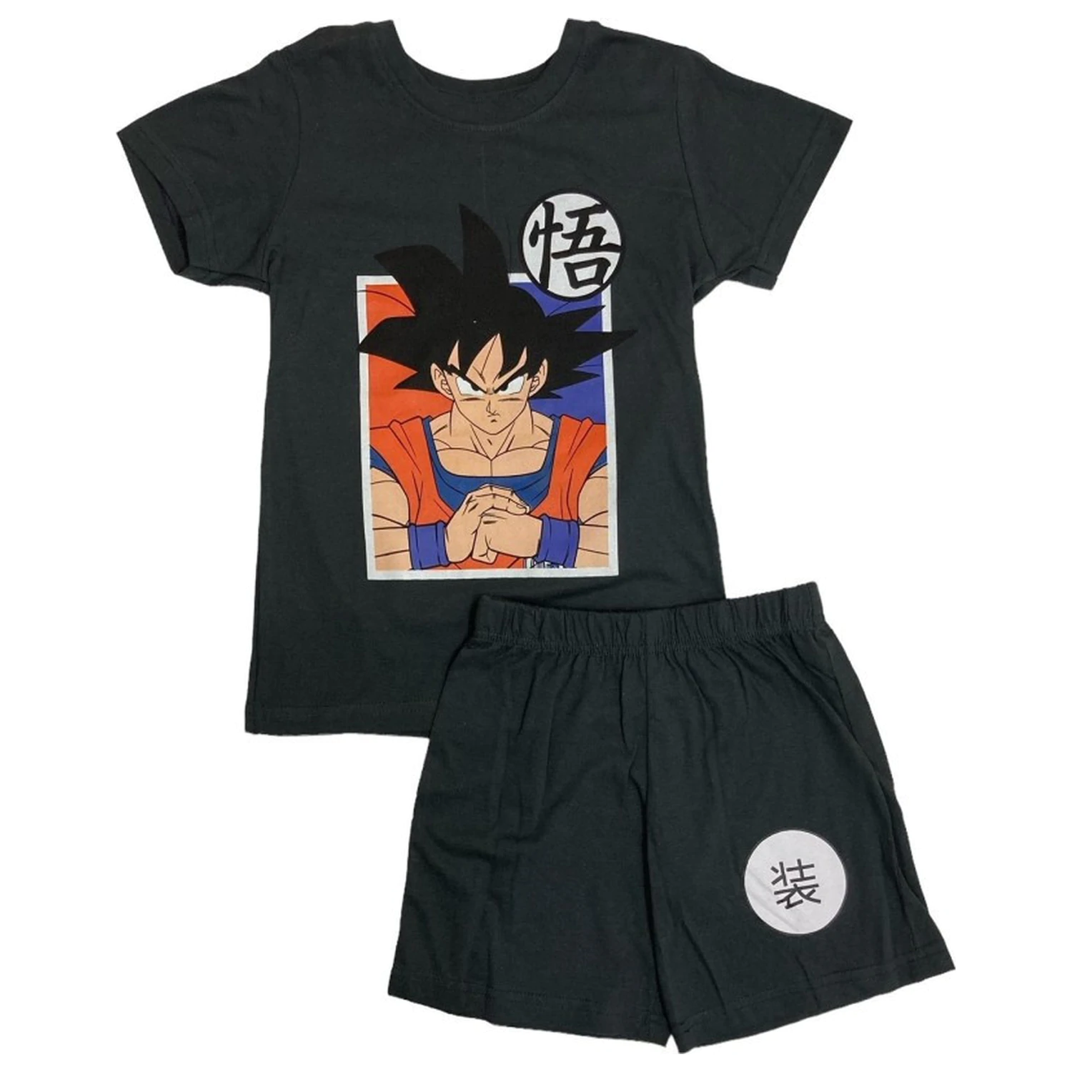 Dragon Ball Saiyan Black otroška kratka pižama fotografija izdelka