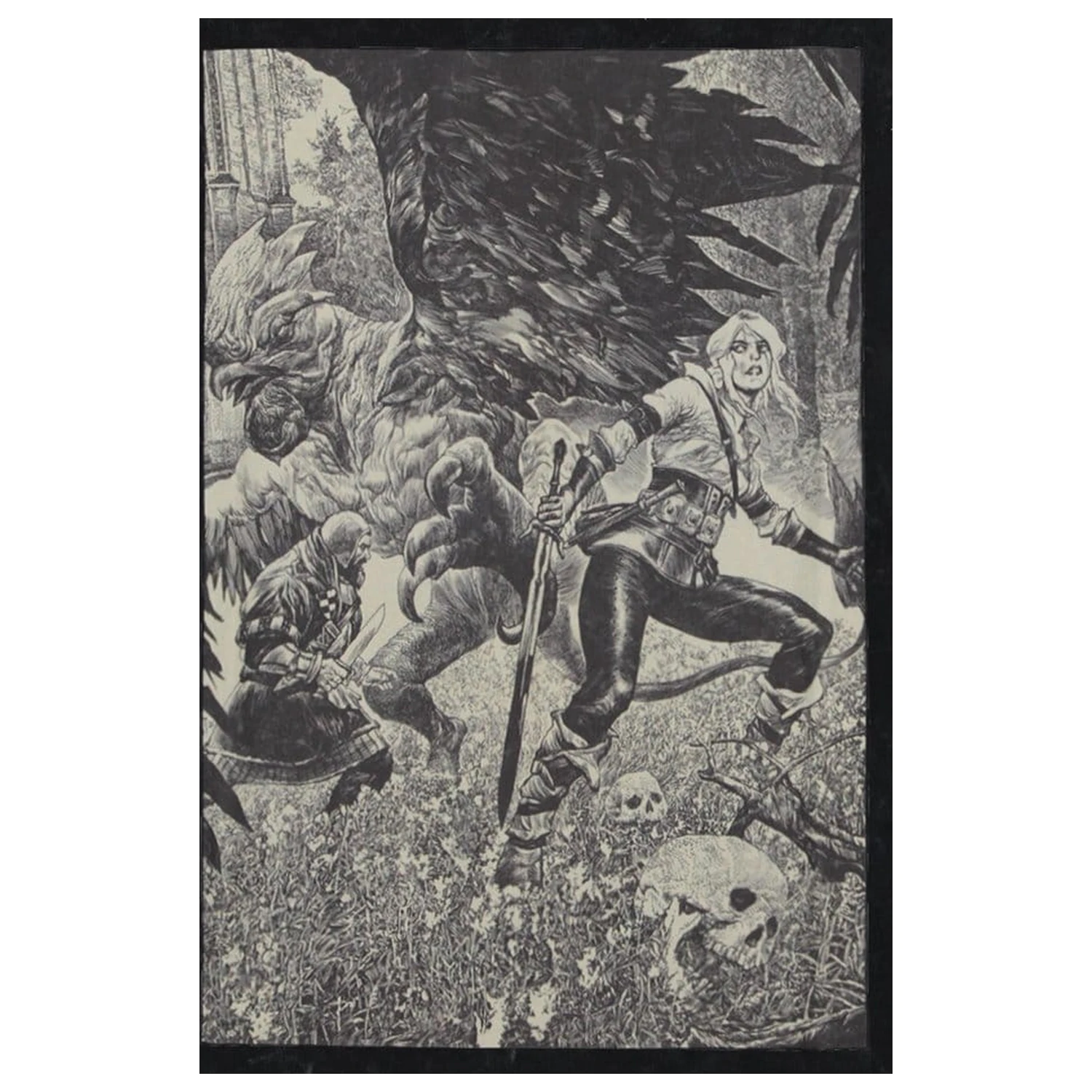 The Witcher majica Ciri and the Basilisk fotografija izdelka