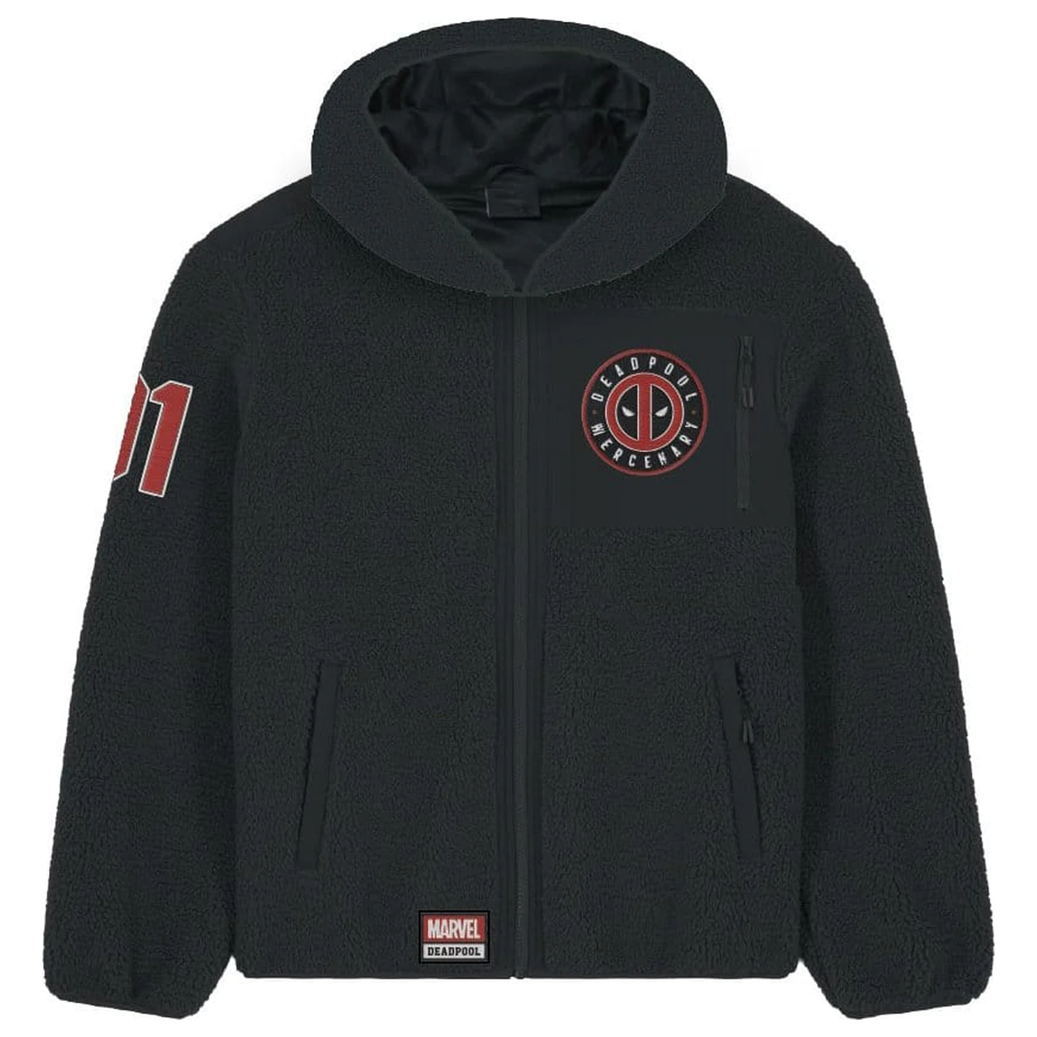 Marvel Sherpa Jakna Deadpool Logo fotografija izdelka