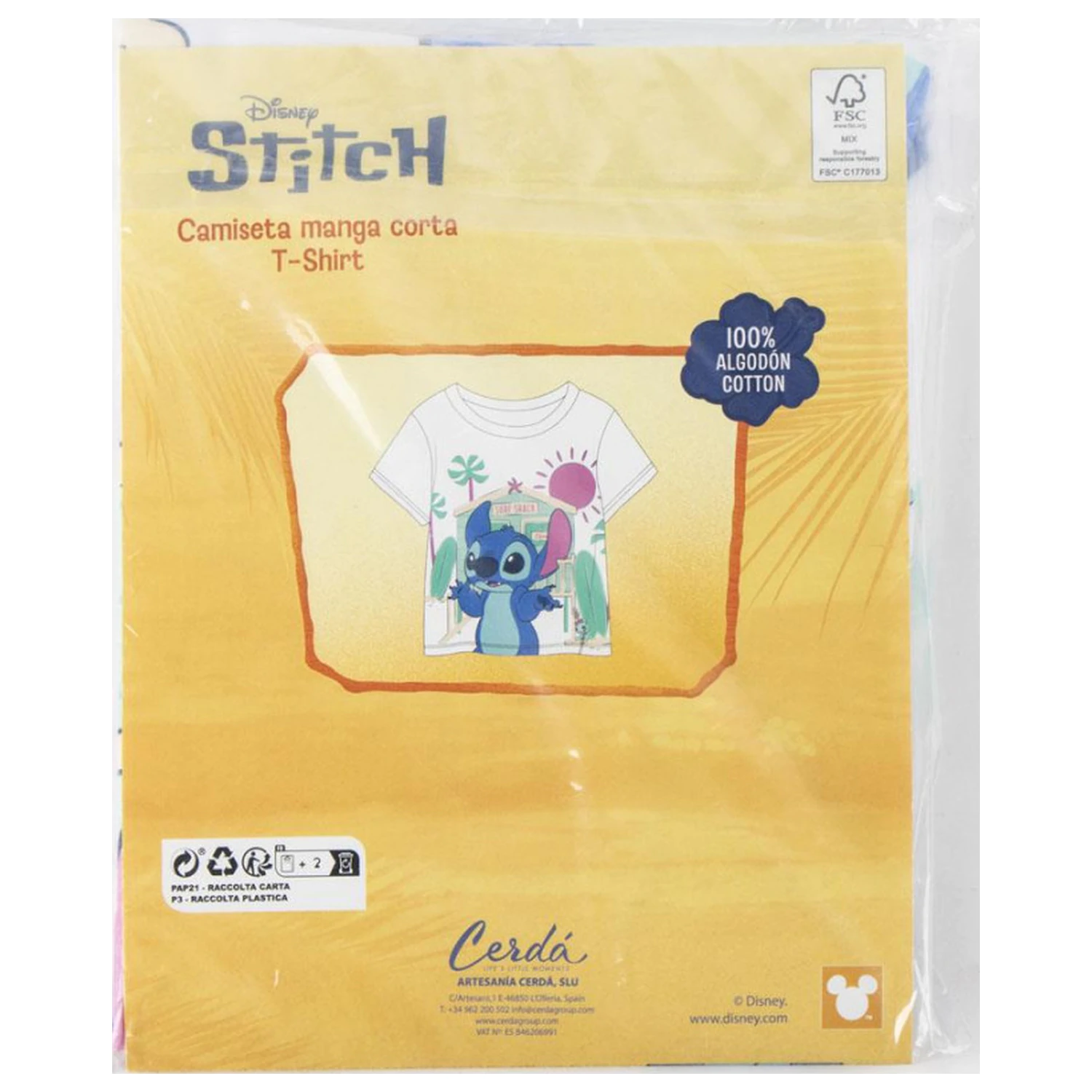 Stitch's Surf Shack otroška kratka majica, zgornji del fotografija izdelka