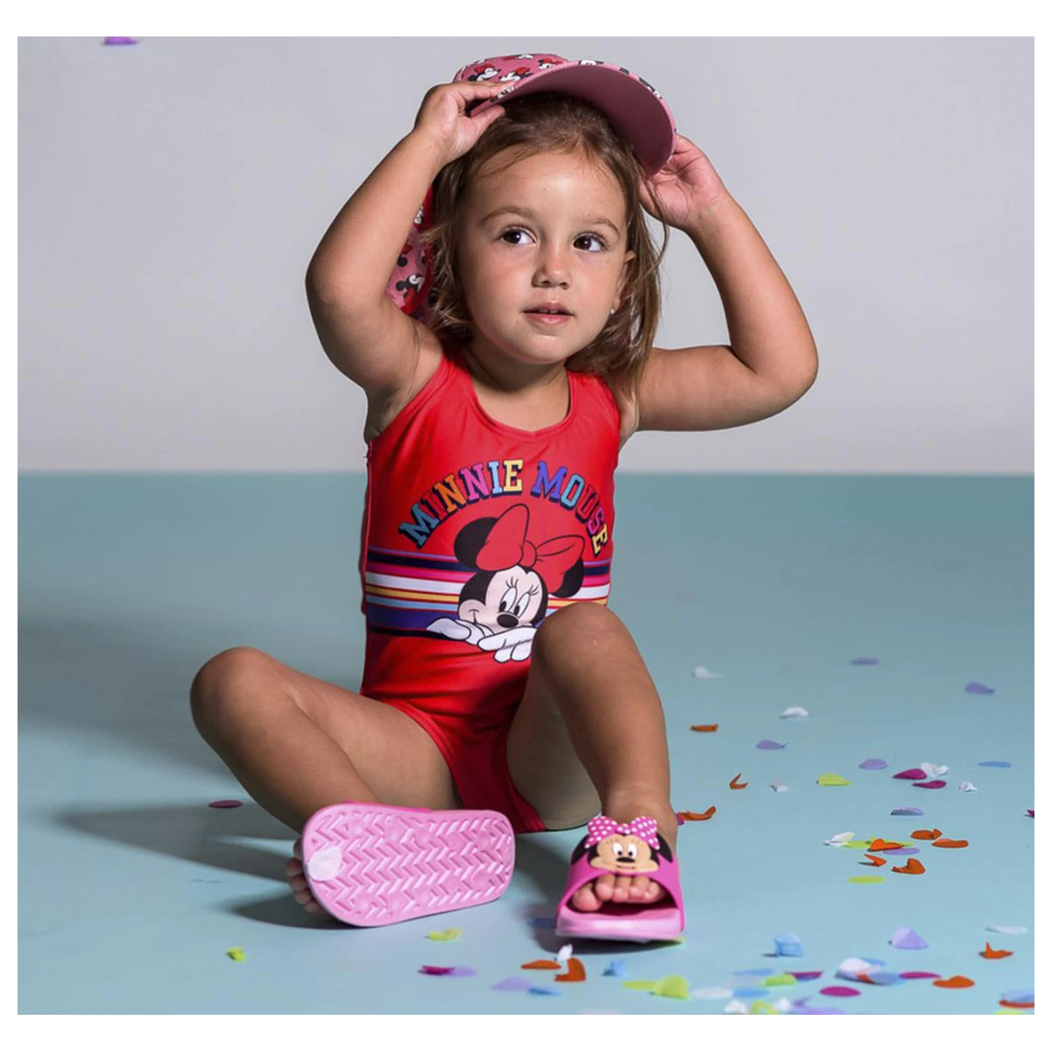 Disney Minnie roza 3D otroški copati fotografija izdelka