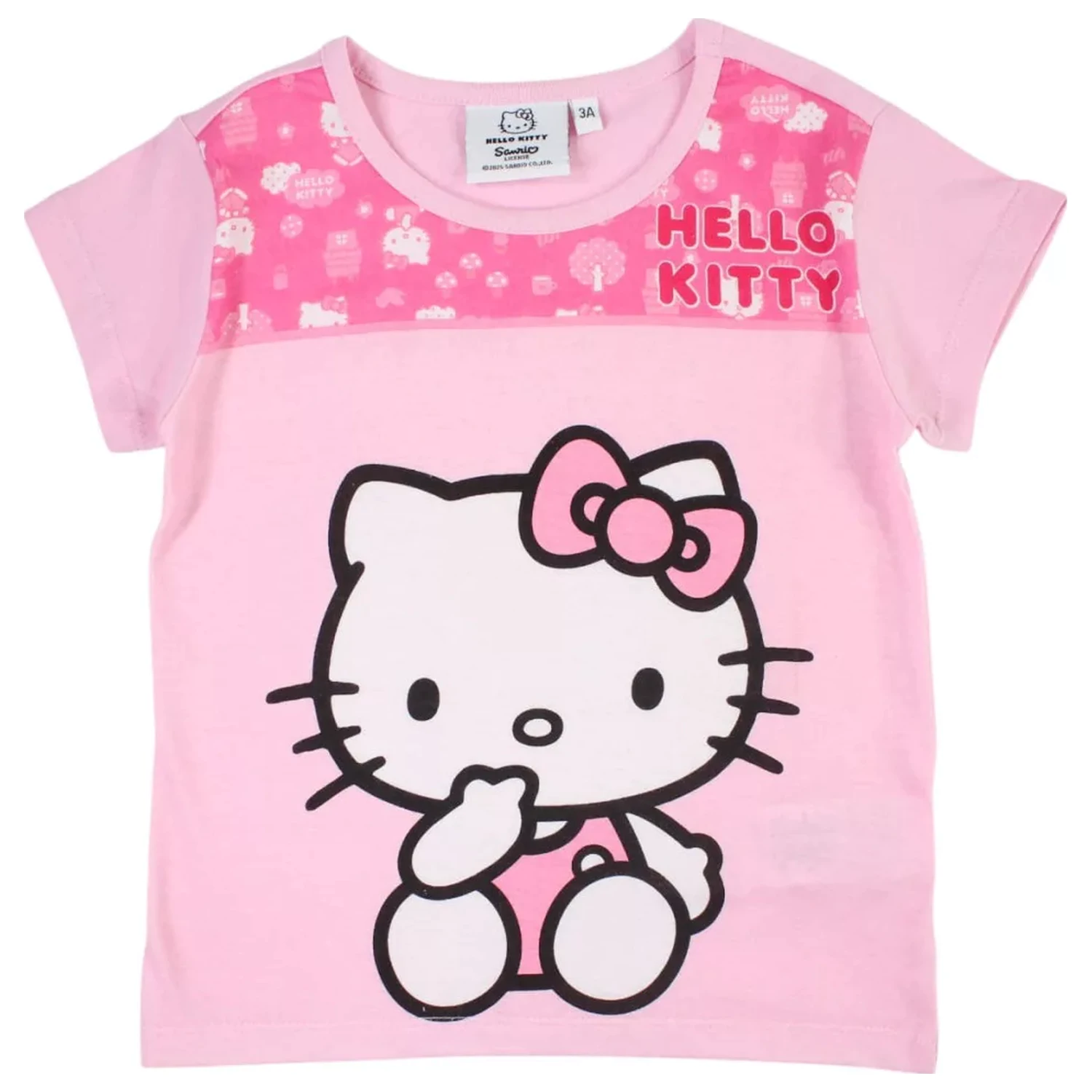 Hello Kitty Cutie Light Pink Kids Kratka Pižama fotografija izdelka