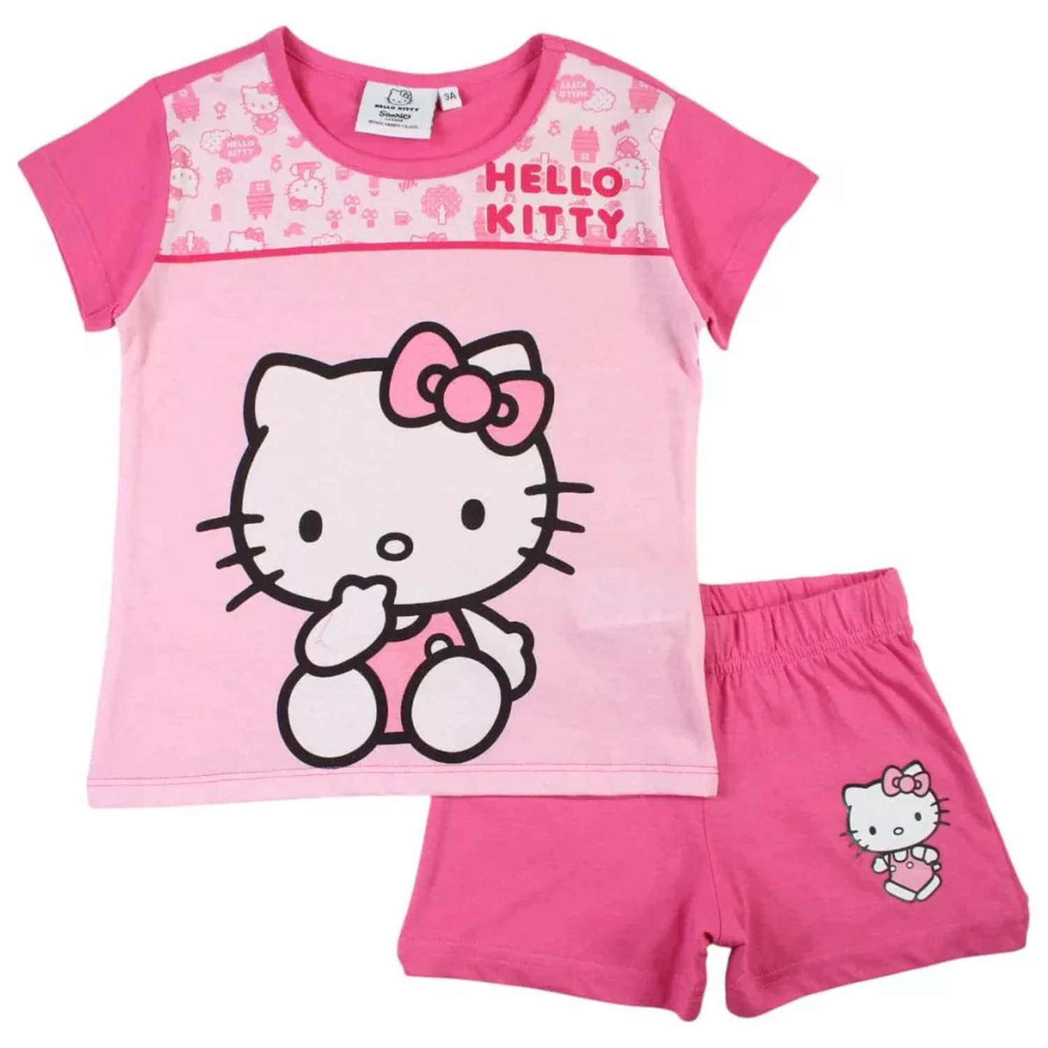 Hello Kitty Cutie Pink otroške kratke pižame fotografija izdelka