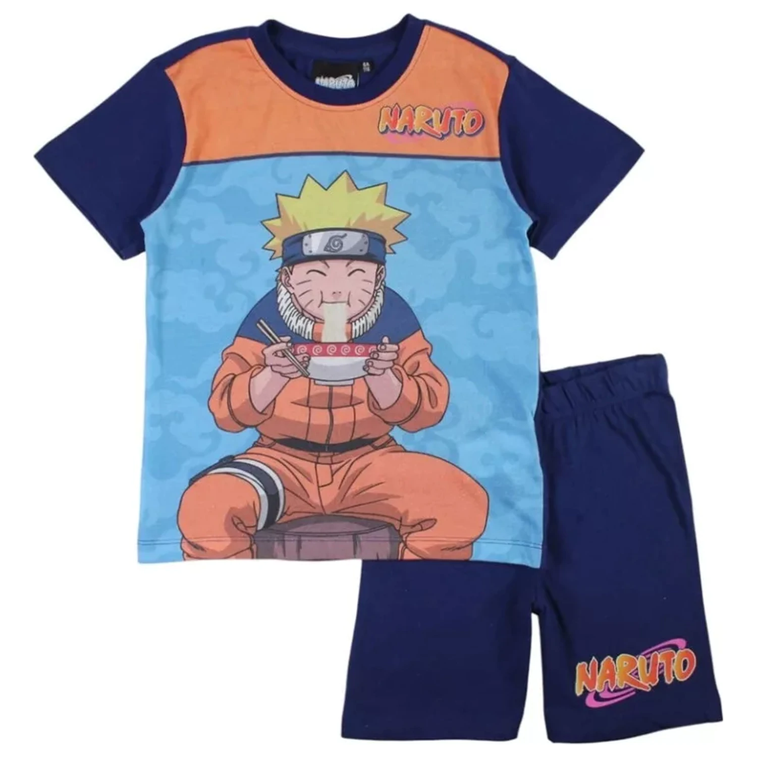 Naruto Ramen modra kratka pižama za otroke fotografija izdelka