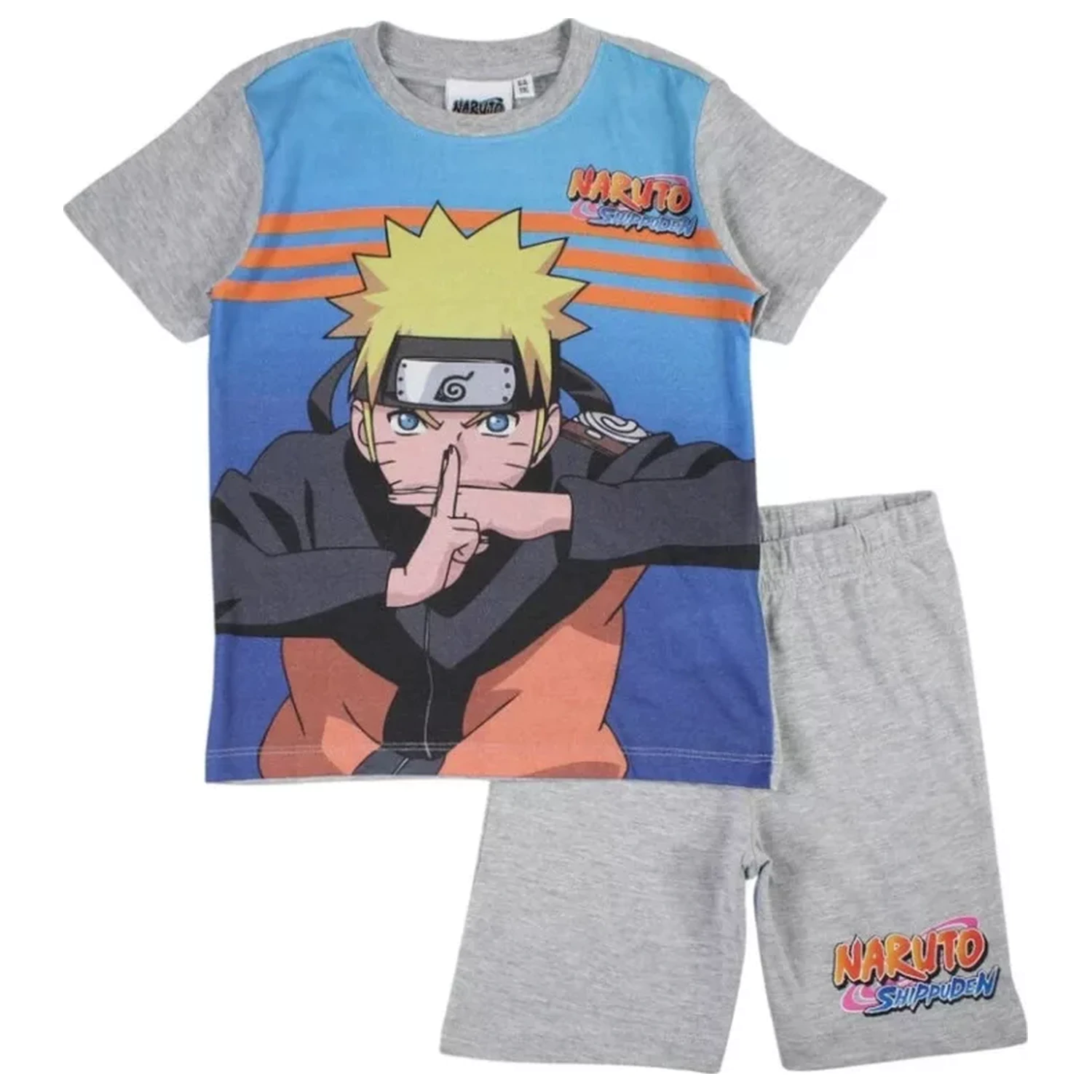 Naruto Shadow Clone Grey Otroška kratka pižama fotografija izdelka