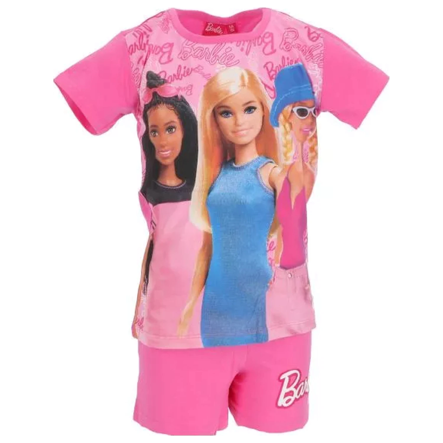Barbie Trendy Pink Kratka Pižama za Otroke fotografija izdelka