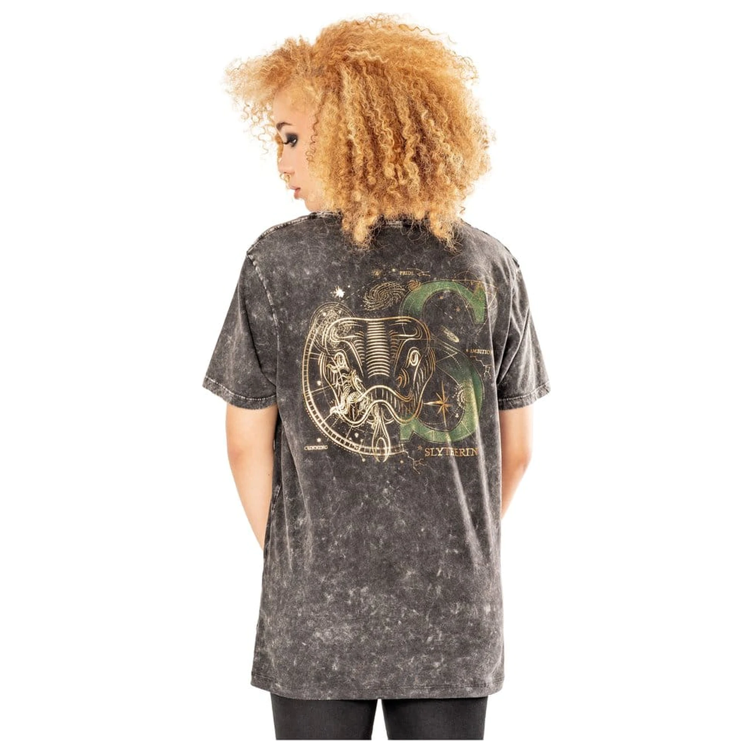 Harry Potter majica Slytherin Acid Wash fotografija izdelka
