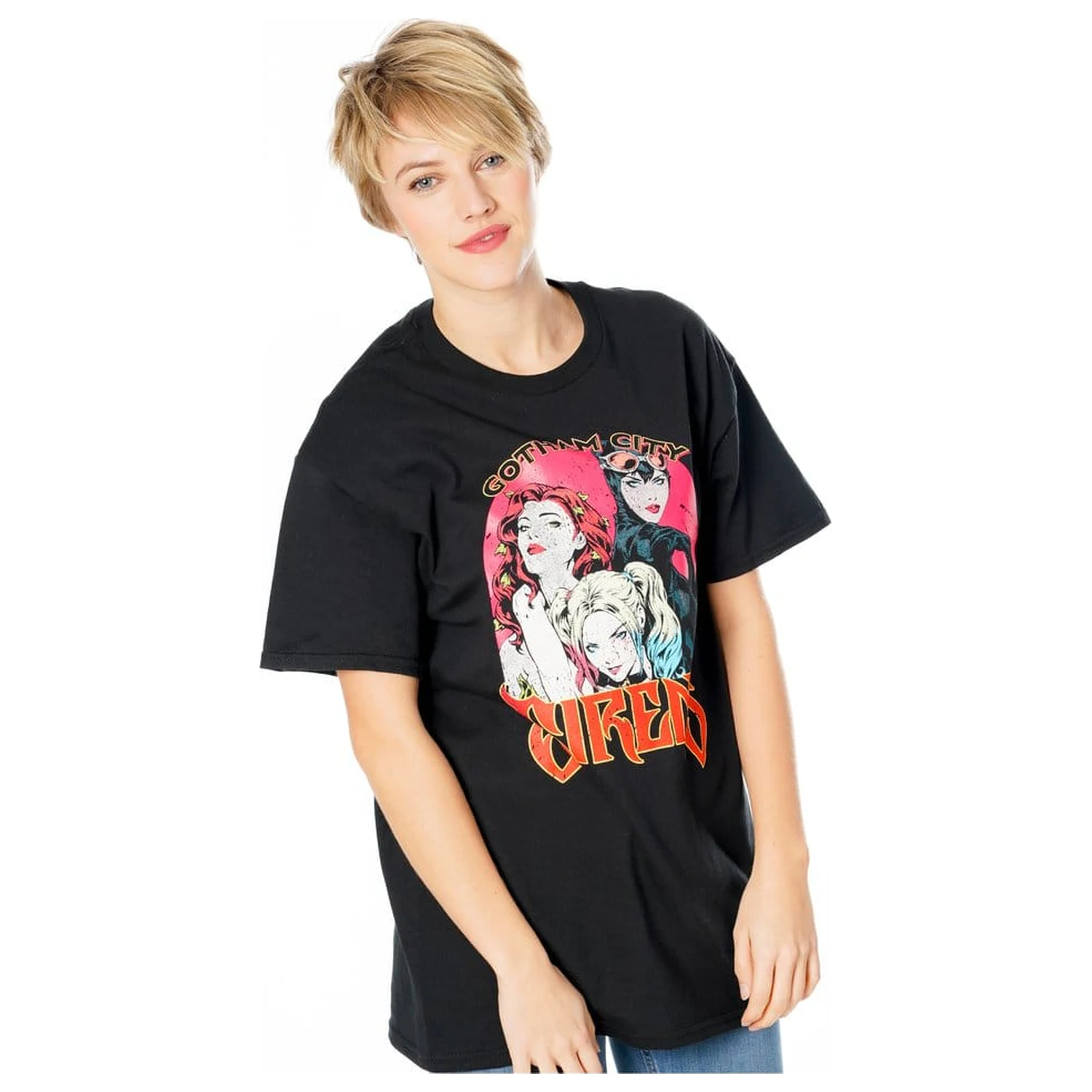 Gotham City Sirens Majica Vintage Poster fotografija izdelka