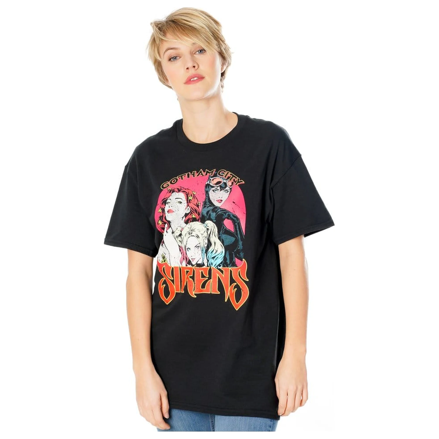 Gotham City Sirens Majica Vintage Poster fotografija izdelka