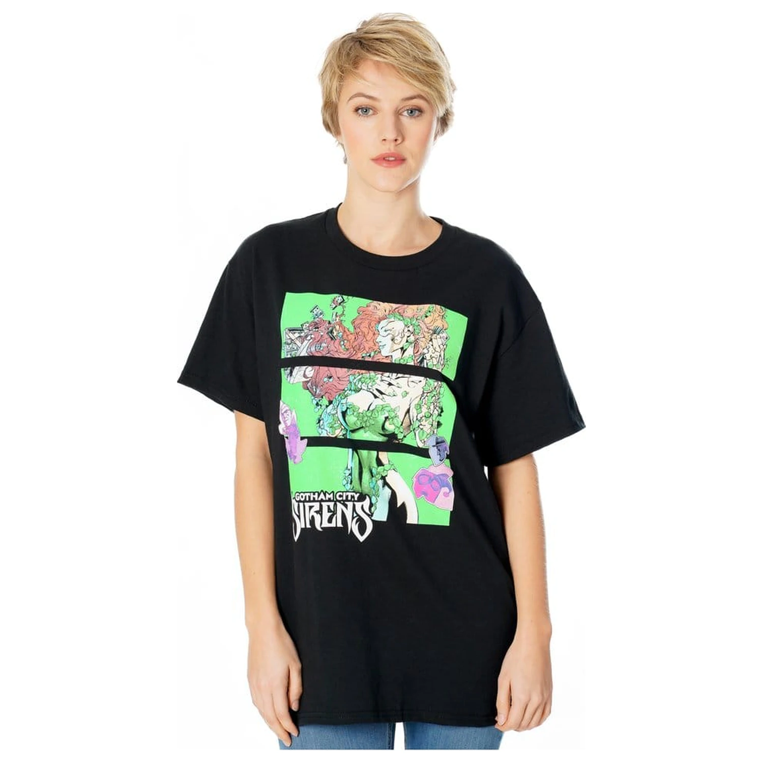 Gotham City Sirens majica Poison Ivy Sirens Cash Black  fotografija izdelka