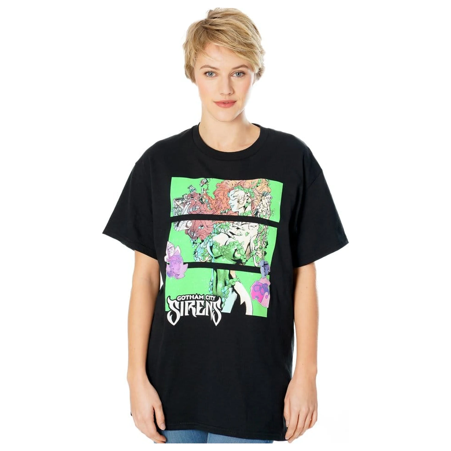 Gotham City Sirens majica Poison Ivy Sirens Cash Black  fotografija izdelka