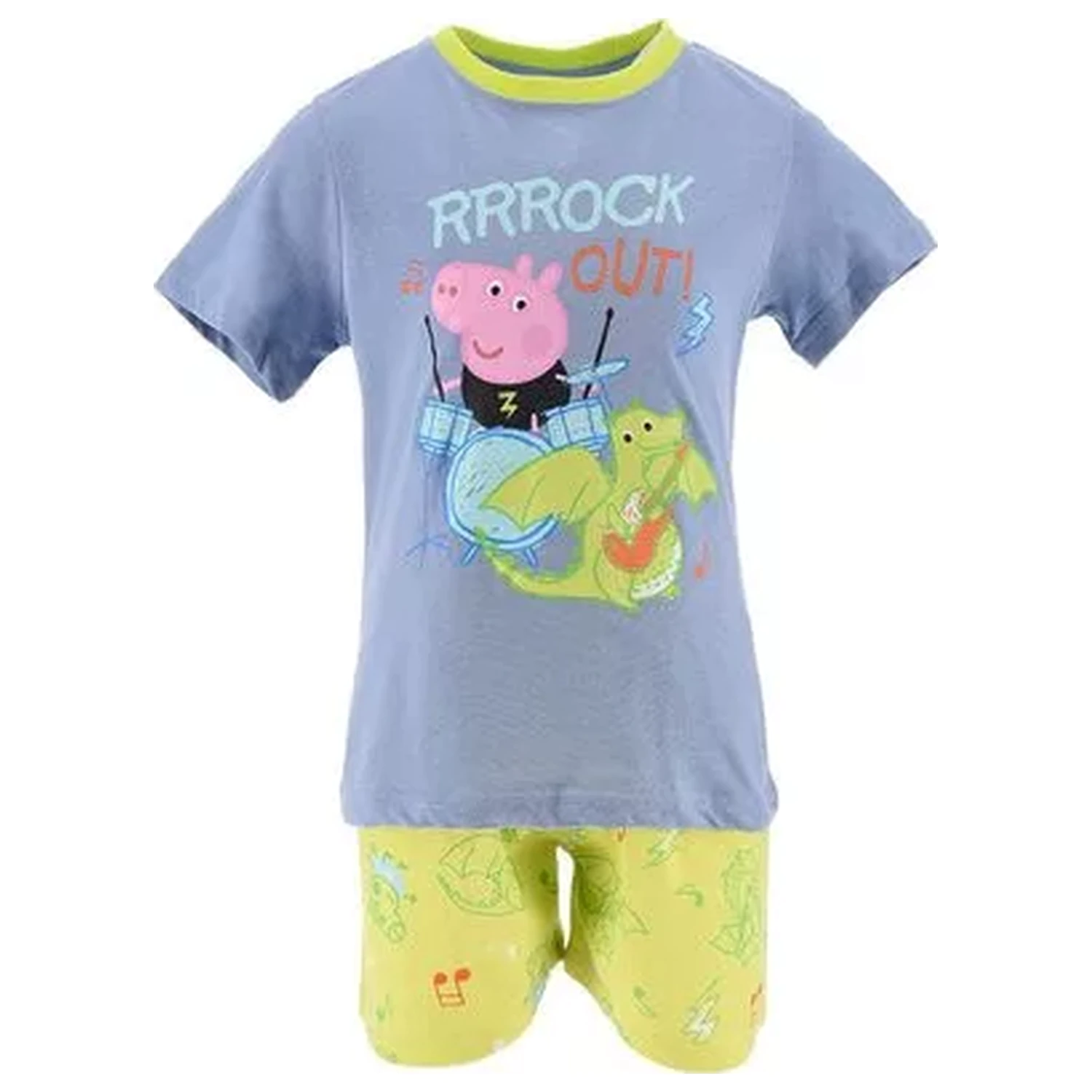 Peppa Pig Rock Out Blue Kids kratke pižame fotografija izdelka