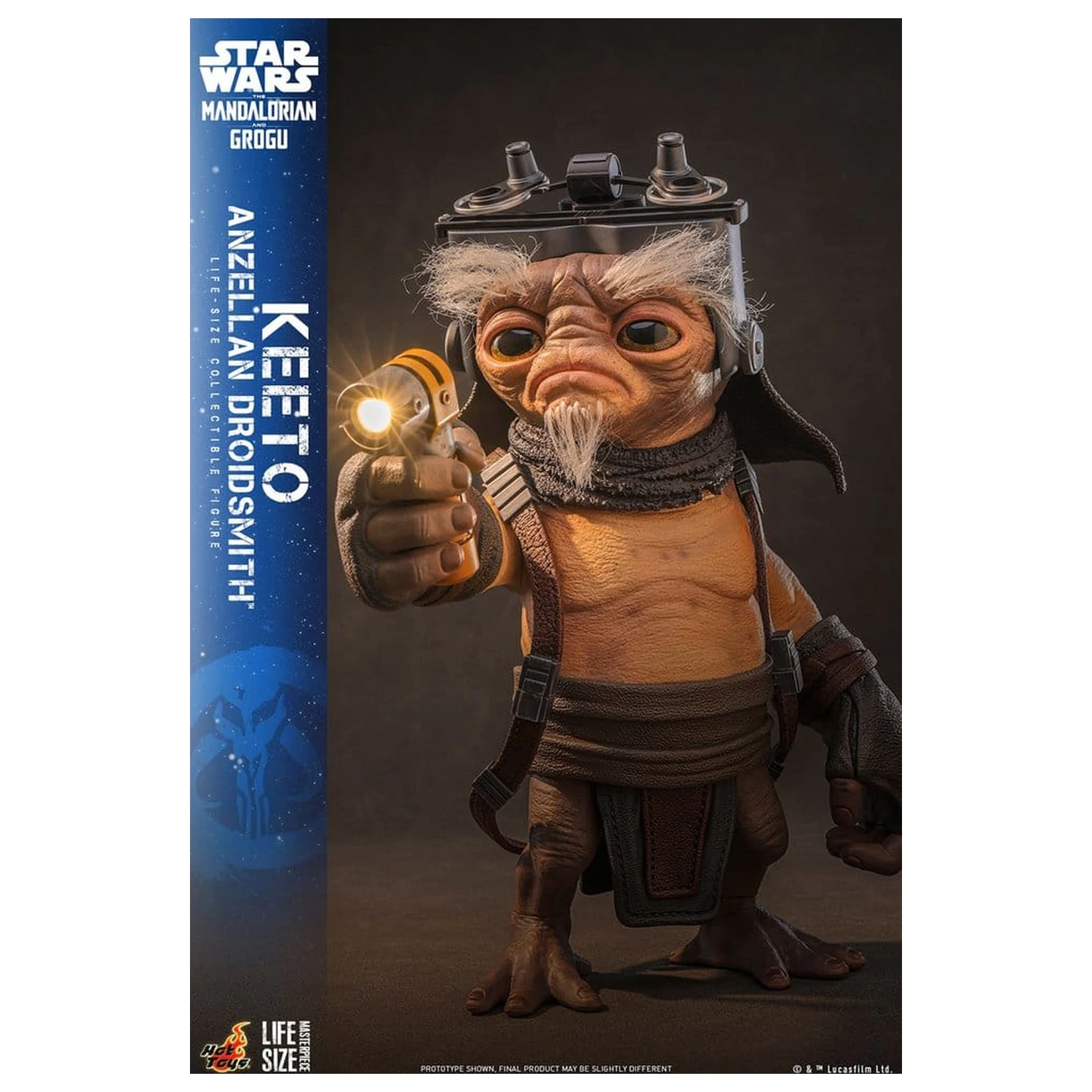 Star Wars: The Mandalorian & Grogu Life-Size Masterpiece figura v naravni velikosti Keeto (Anzellan Droidsmith) 26 cm fotografija izdelka