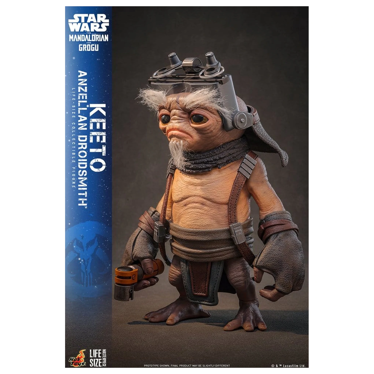 Star Wars: The Mandalorian & Grogu Life-Size Masterpiece figura v naravni velikosti Keeto (Anzellan Droidsmith) 26 cm fotografija izdelka