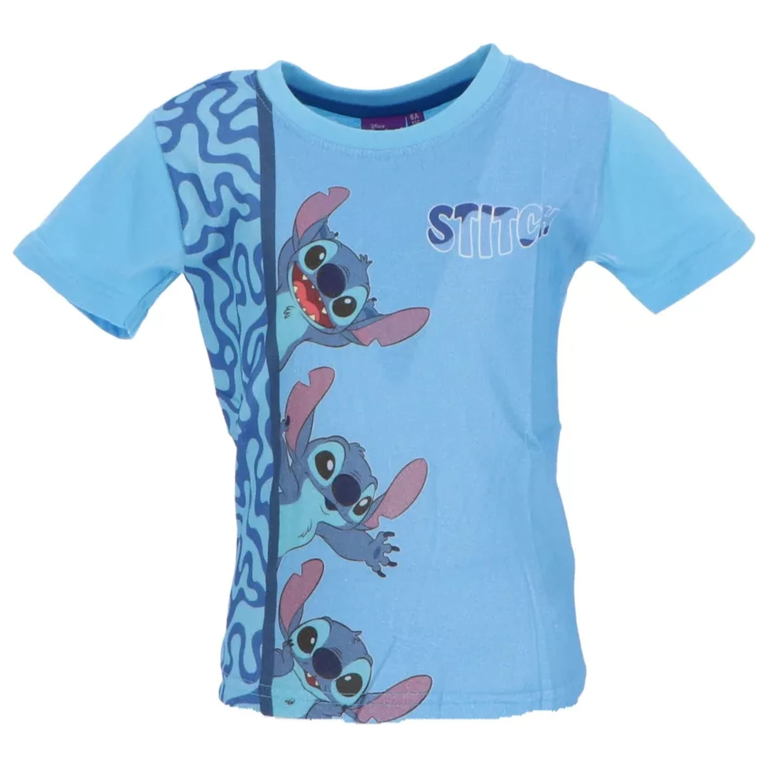 Stitch Loving Look svetlo modra otroška kratka majica, top fotografija izdelka