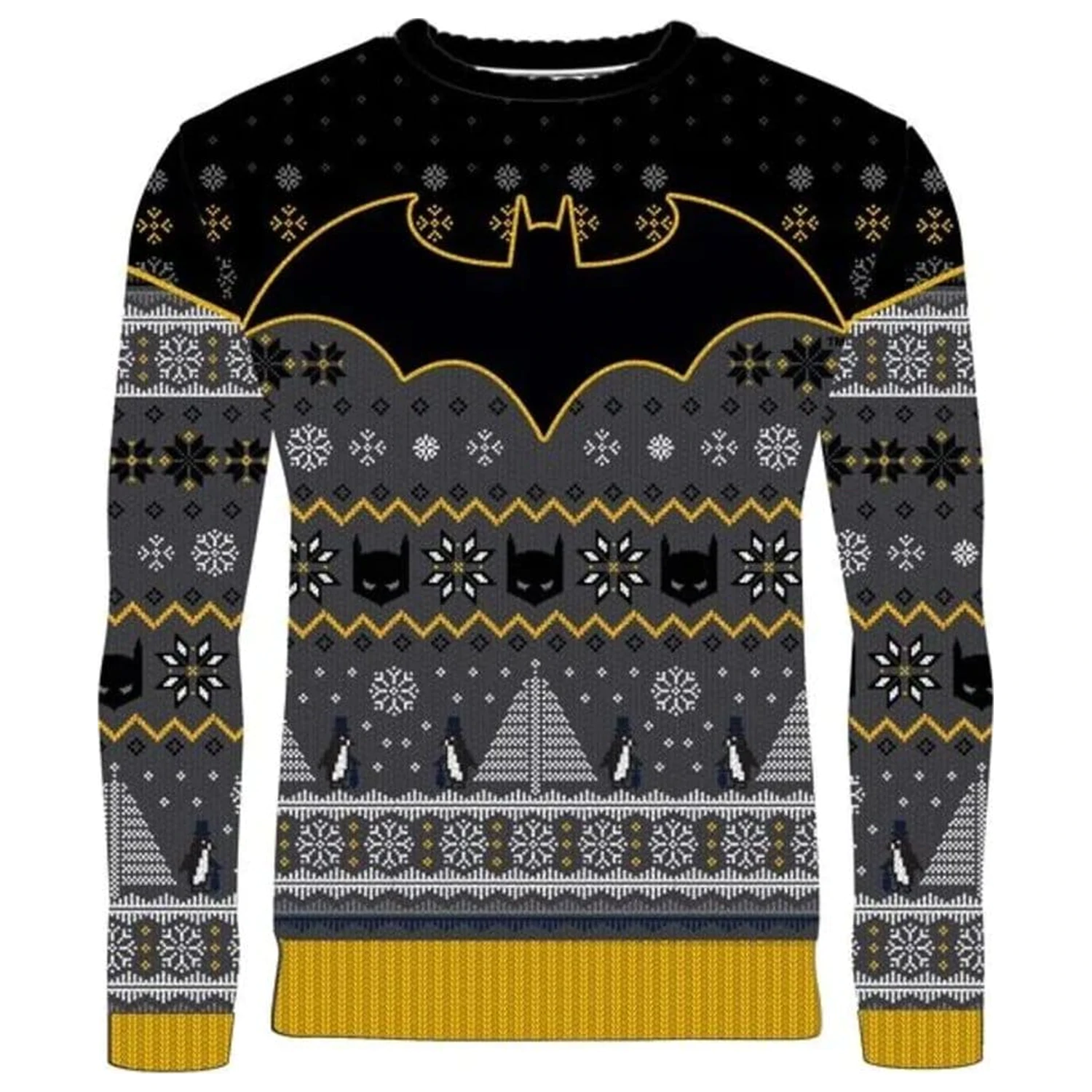Batman Penguin božični pulover fotografija izdelka
