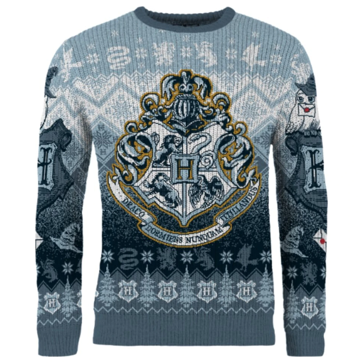 Harry Potter Hogwarts božični pulover fotografija izdelka