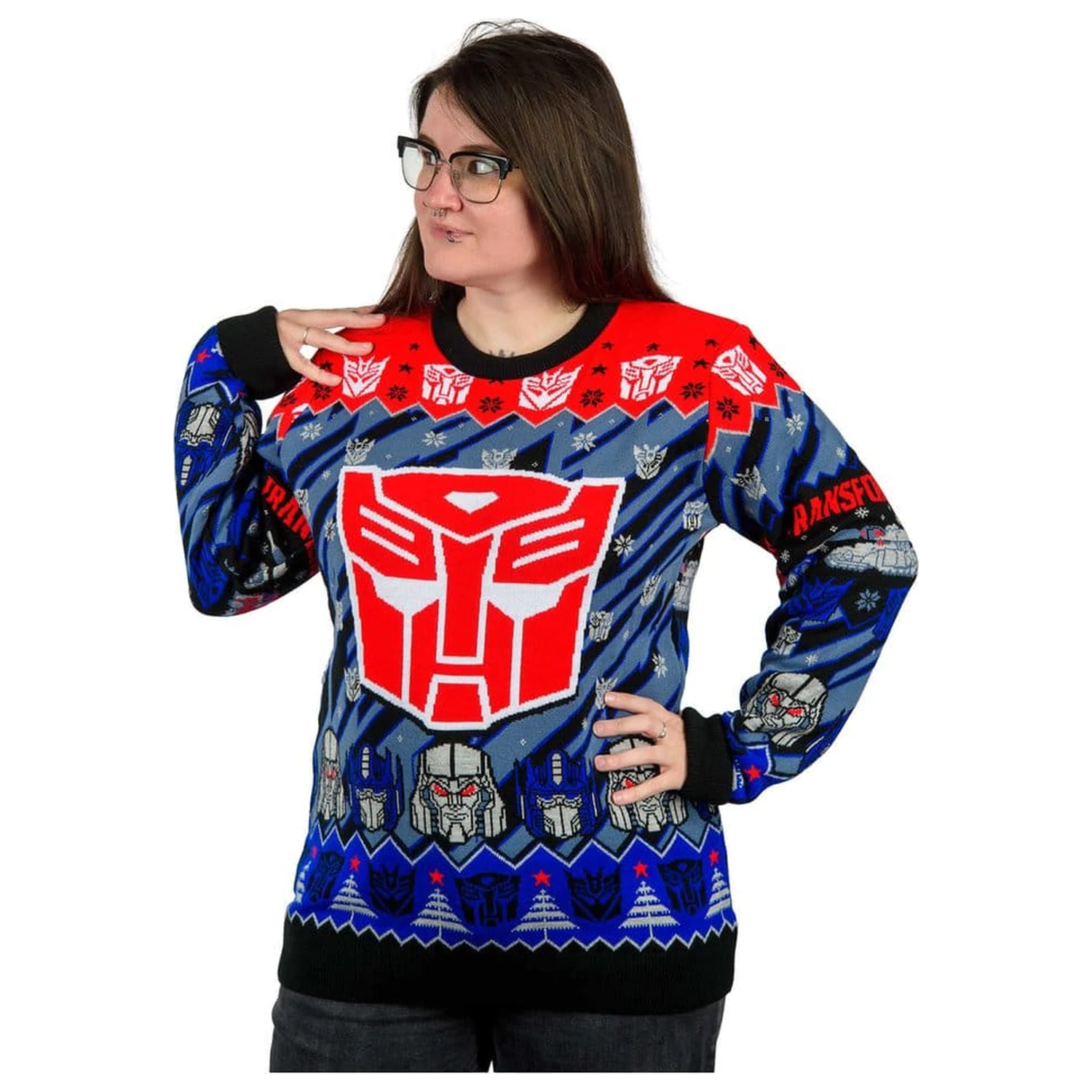 Transformers božični pulover fotografija izdelka