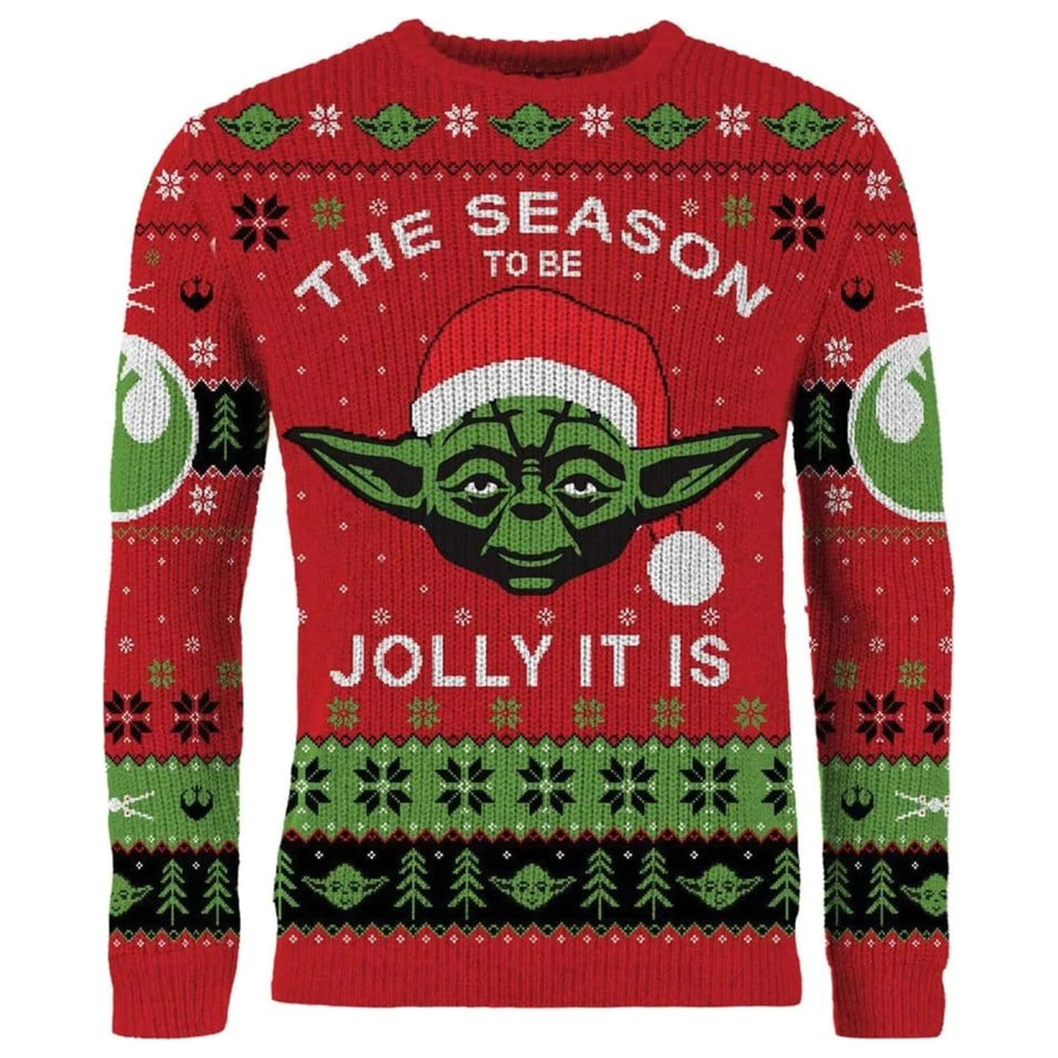 Star Wars božični pulover Yoda fotografija izdelka