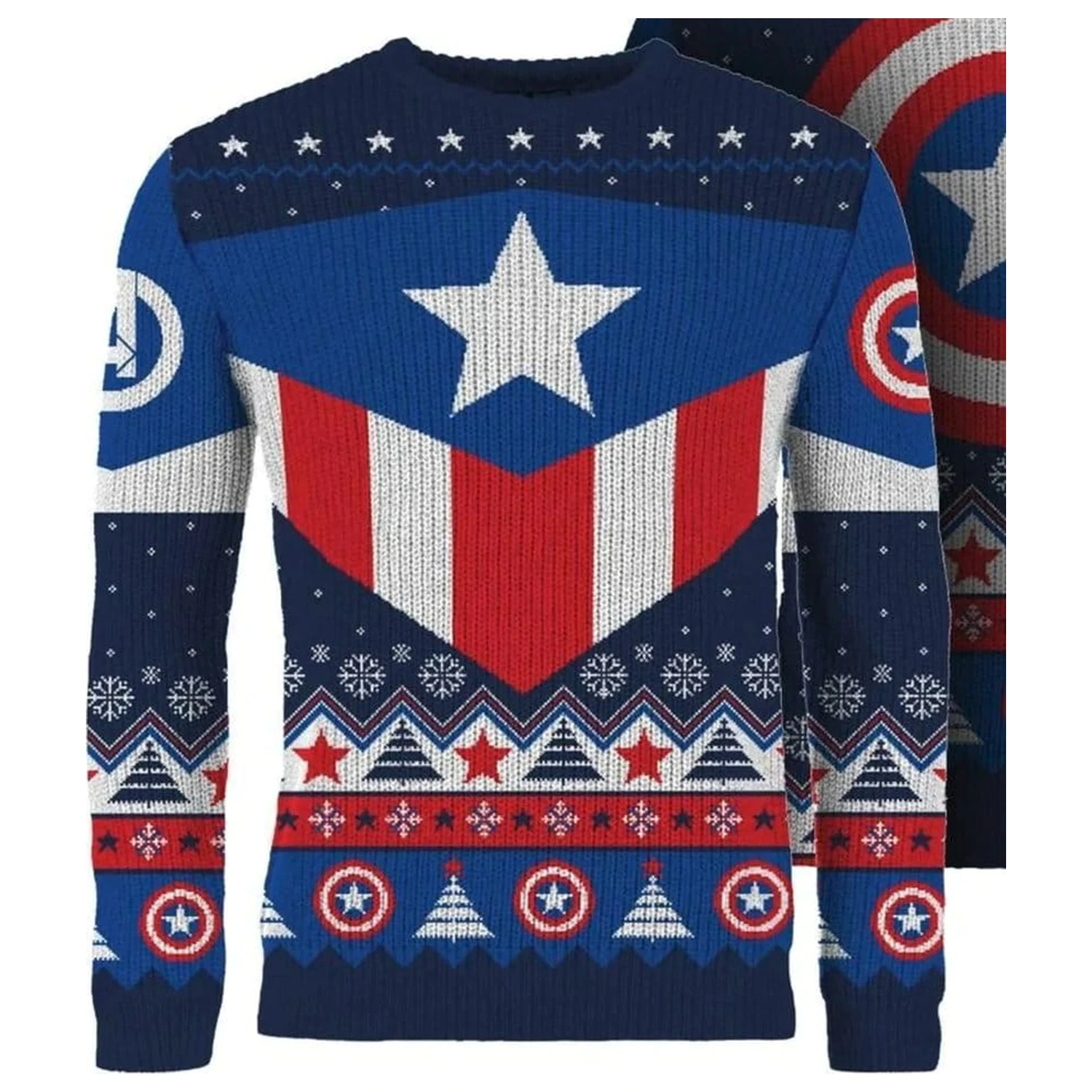Captain America božični pulover fotografija izdelka
