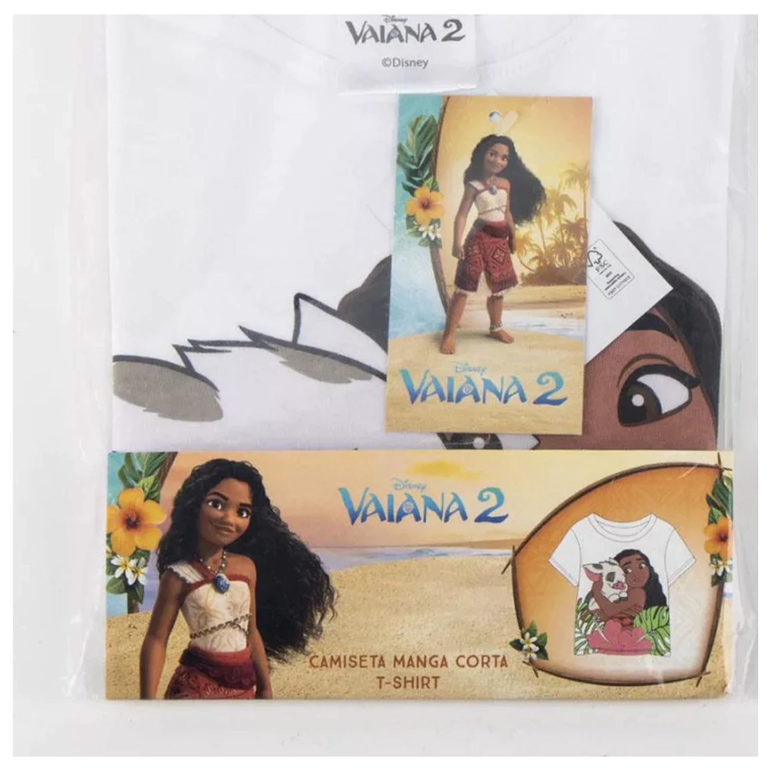 Disney Vaiana Pua otroška majica s kratkimi rokavi, top fotografija izdelka
