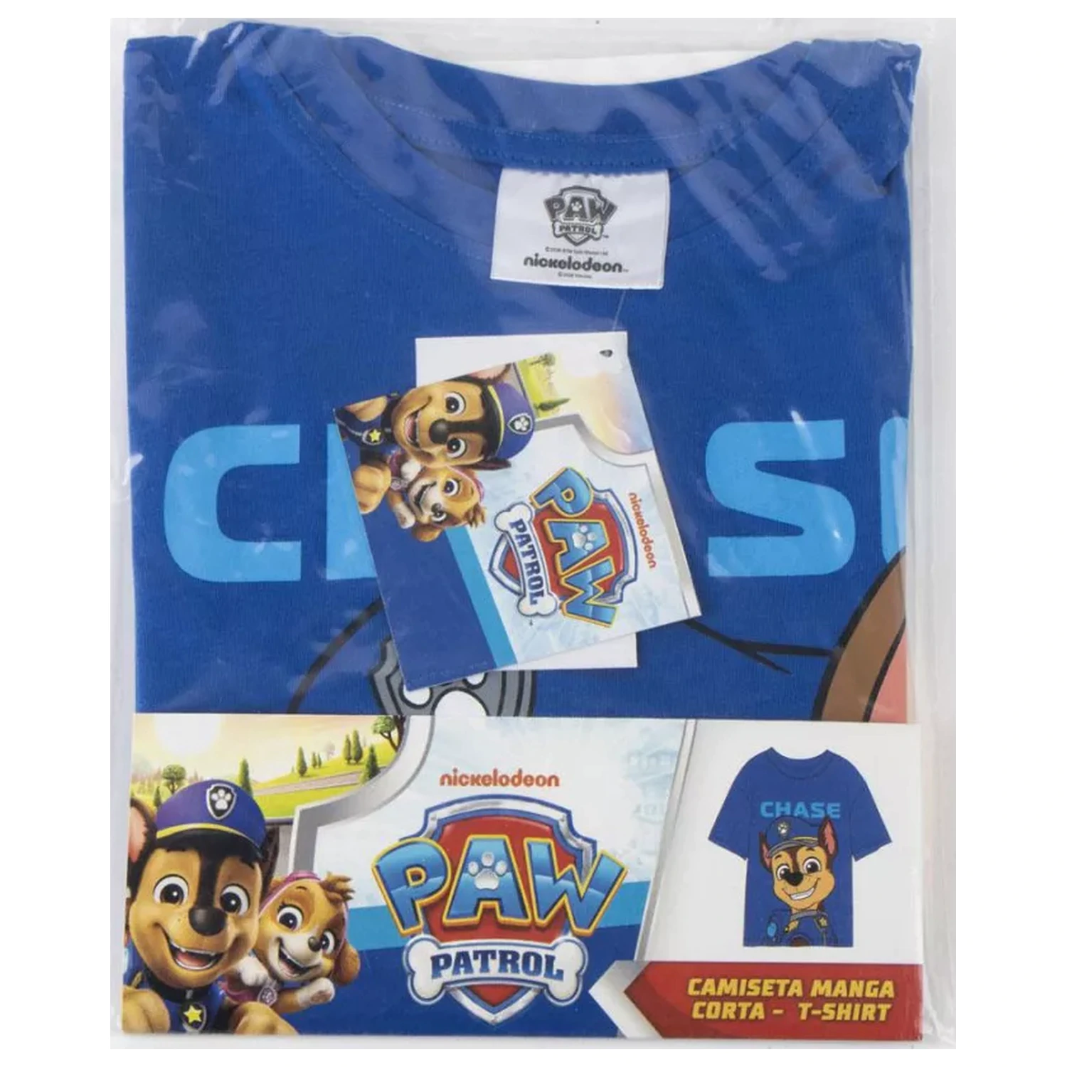 PAW Patrol Blue Chase otroška majica s kratkimi rokavi, top fotografija izdelka