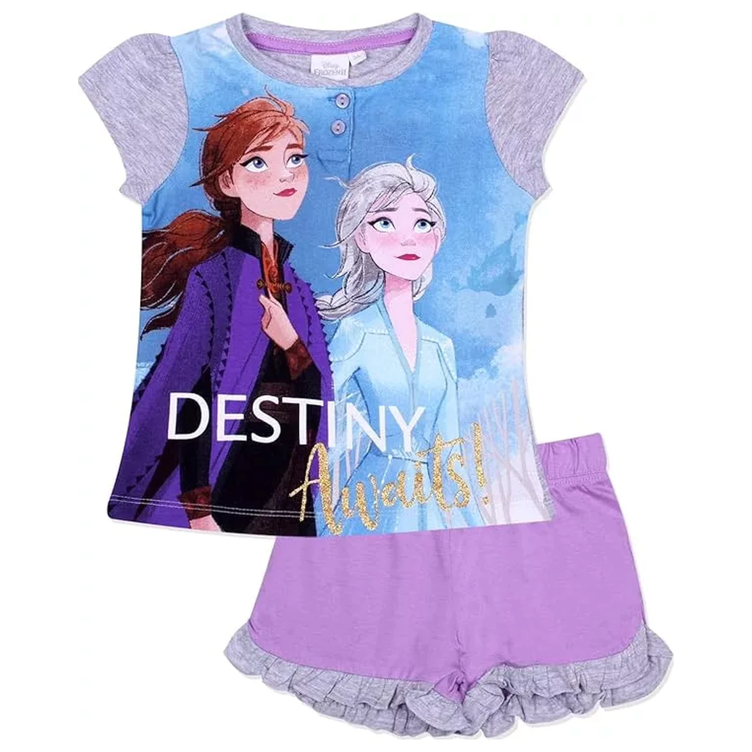 Disney Ledeno kraljestvo Destiny Awaits otroška kratka pižama v darilni škatli fotografija izdelka